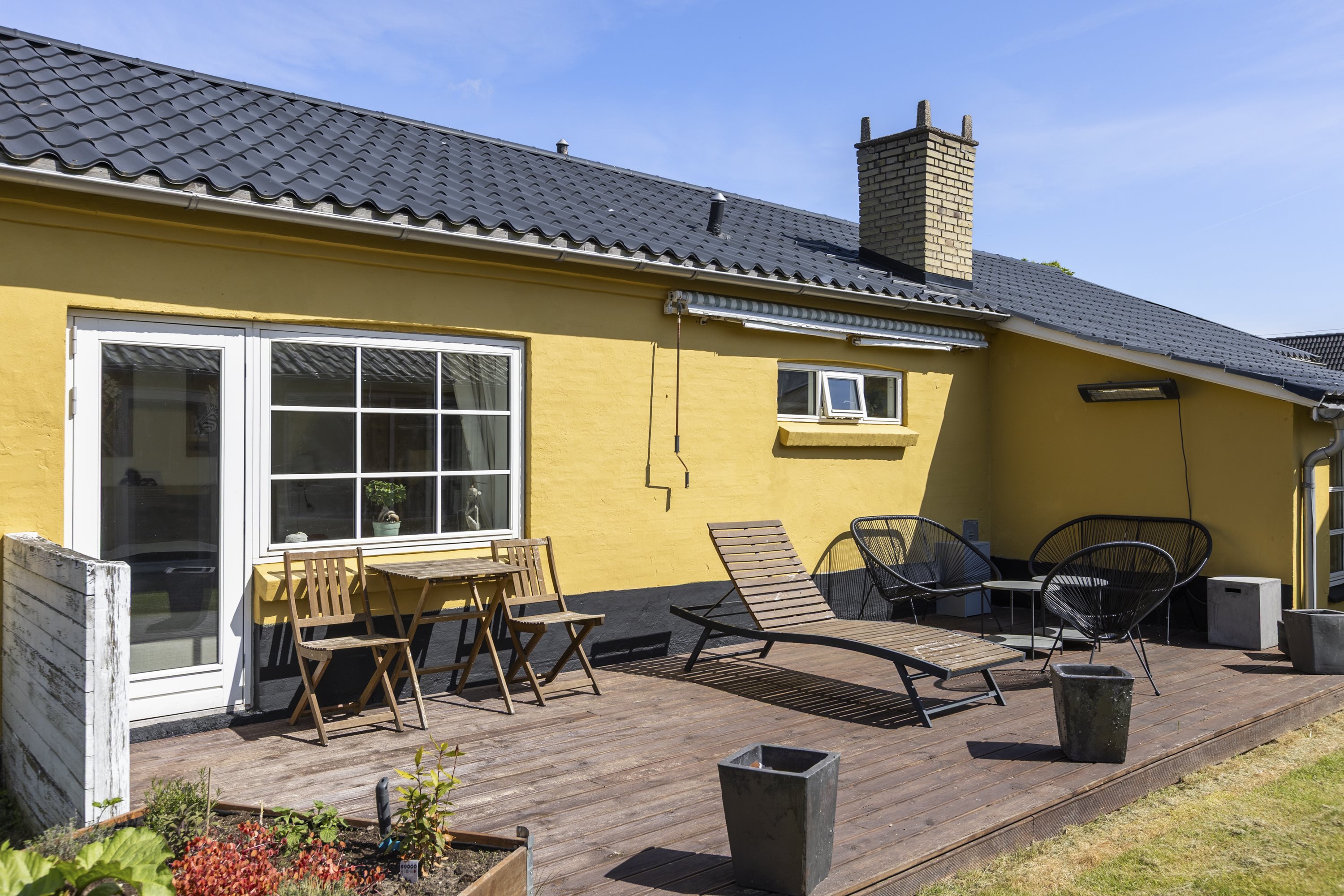 Fremhævet terrasse billede i fuldskærmstilstand. Billede af Vestergade 12, Skuldelev, 4050 Skibby