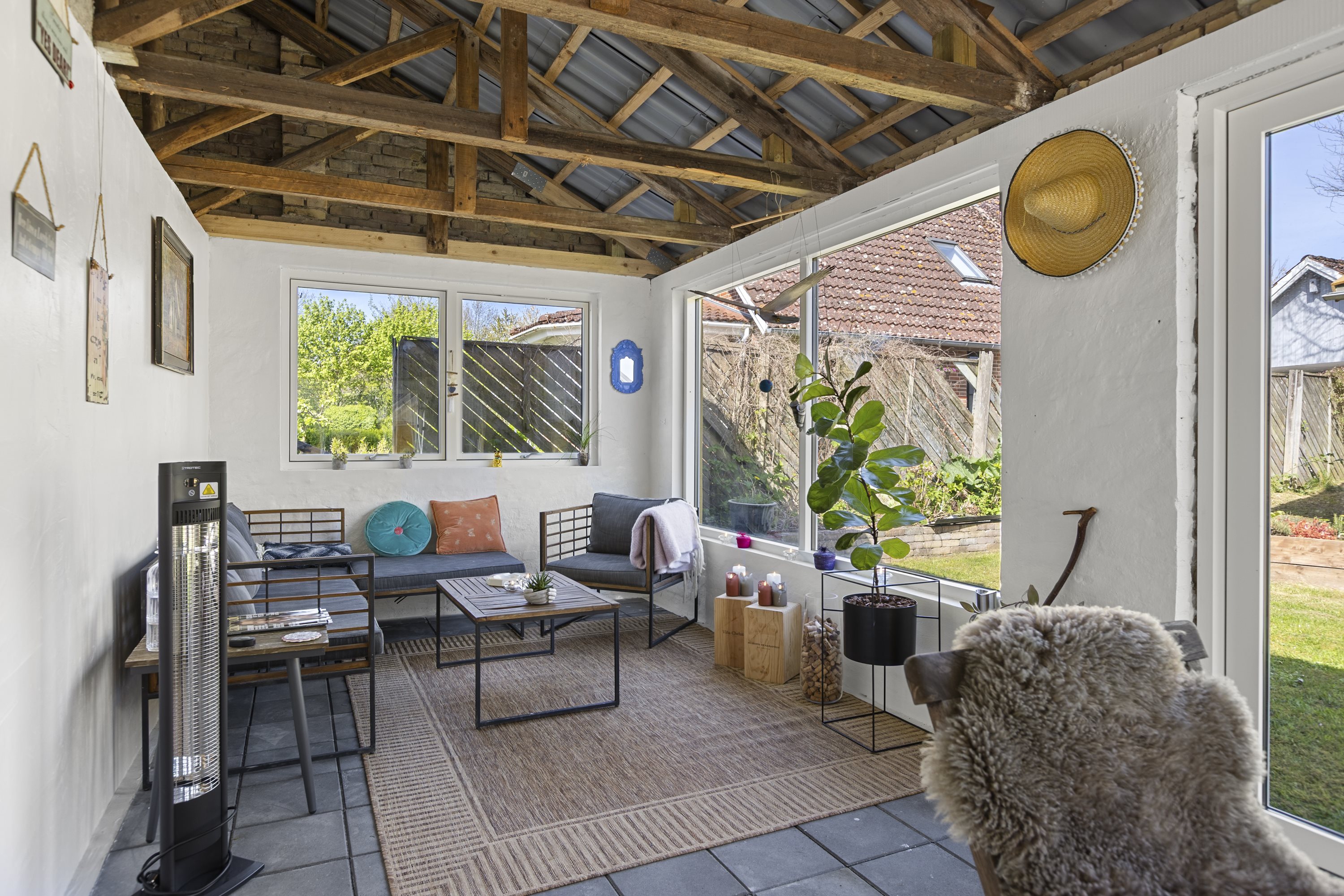 Fremhævet udestue billede i fuldskærmstilstand. Billede af Vestergade 12, Skuldelev, 4050 Skibby