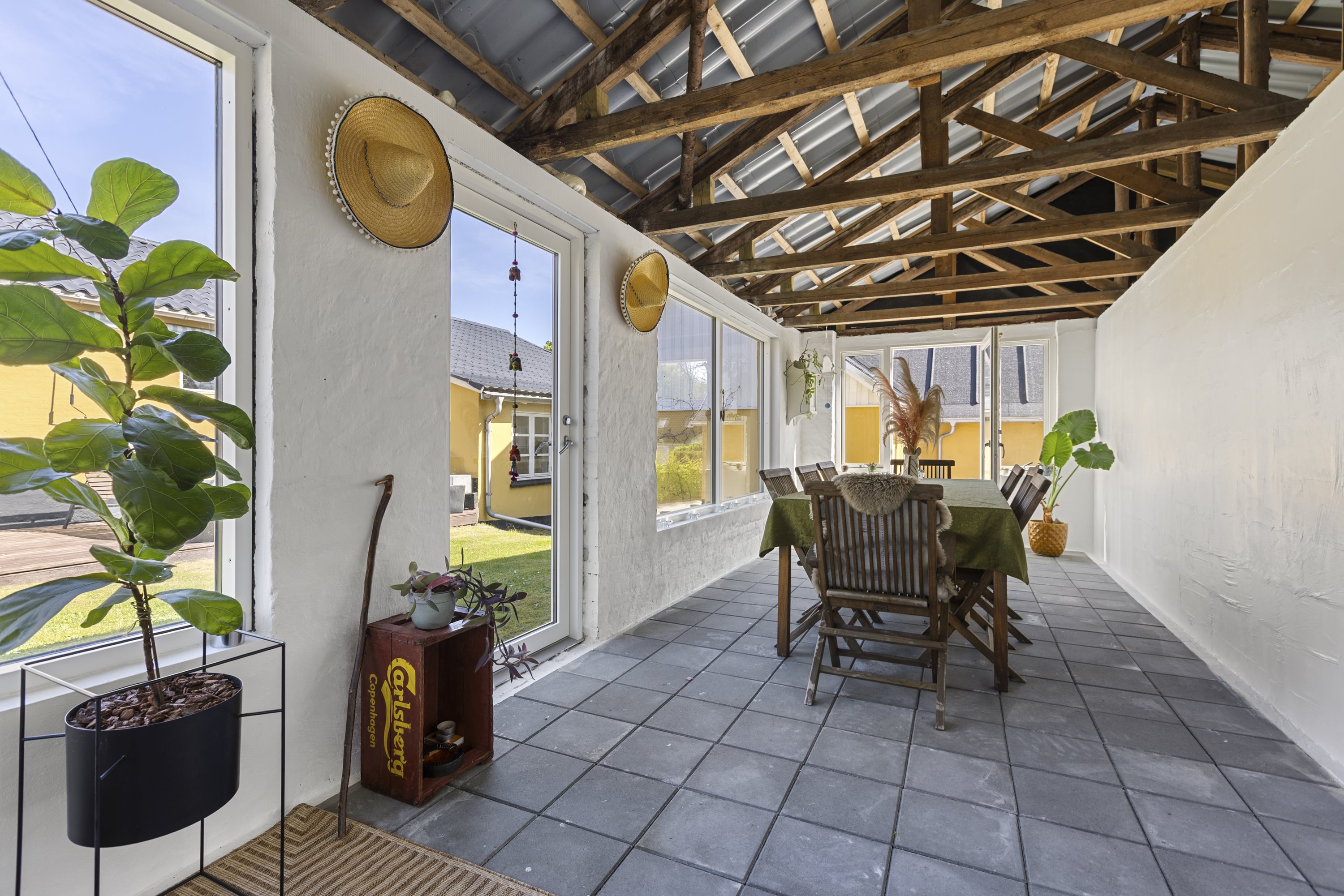 Fremhævet udestue billede i fuldskærmstilstand. Billede af Vestergade 12, Skuldelev, 4050 Skibby