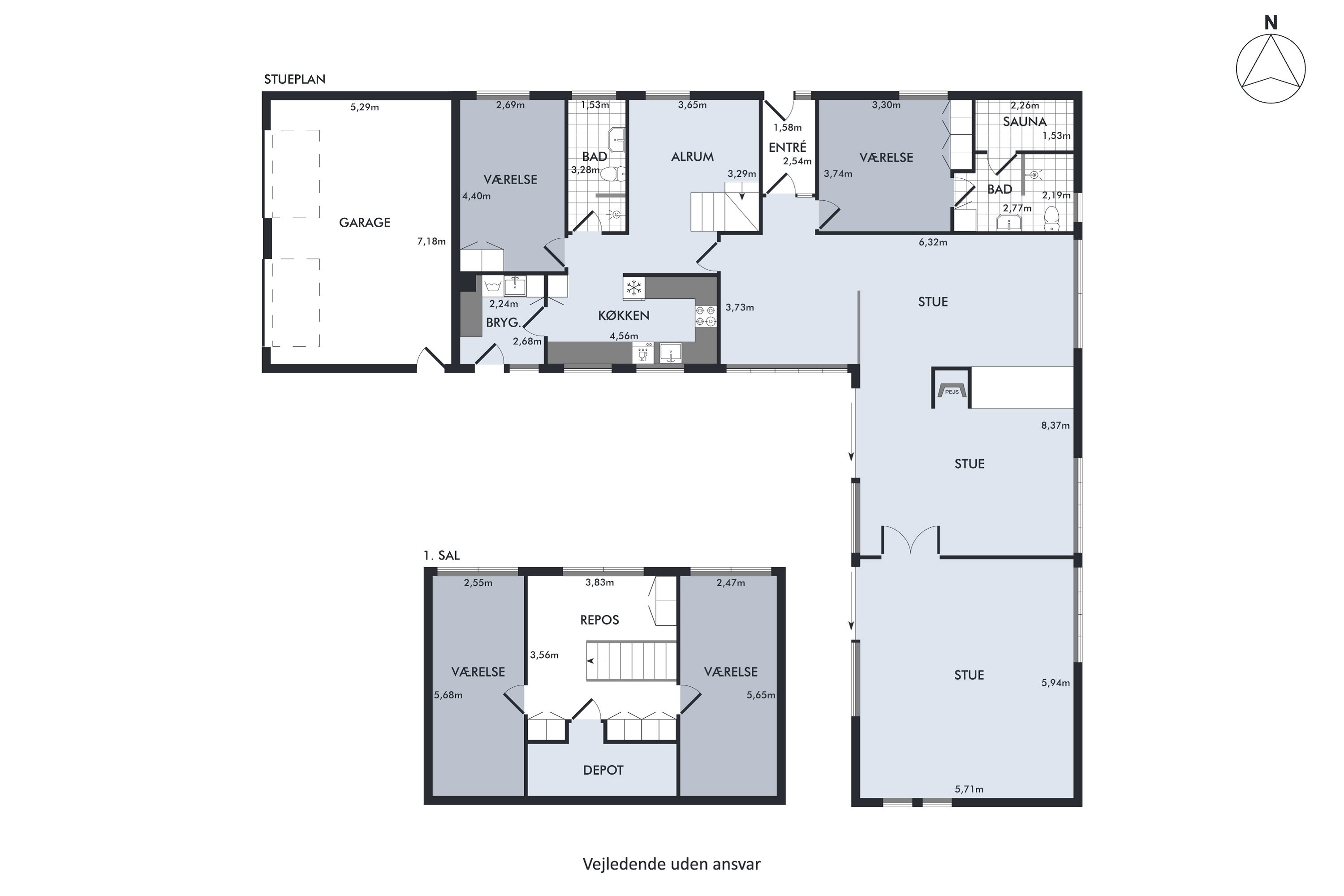 Plantegninger billede af Brinken 27, 6300 Gråsten
