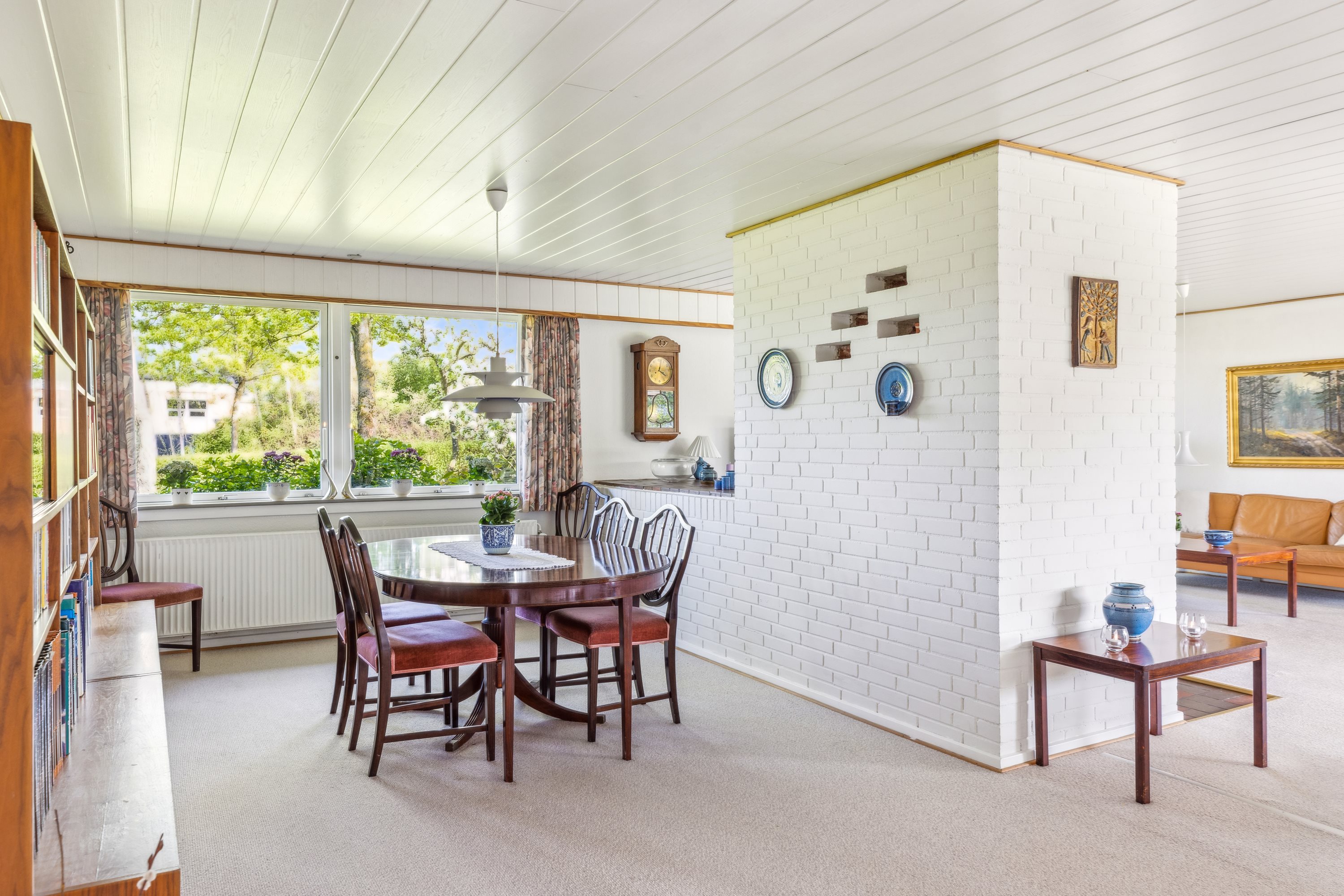 Fremhævet stue billede i fuldskærmstilstand. Billede af Brinken 27, 6300 Gråsten