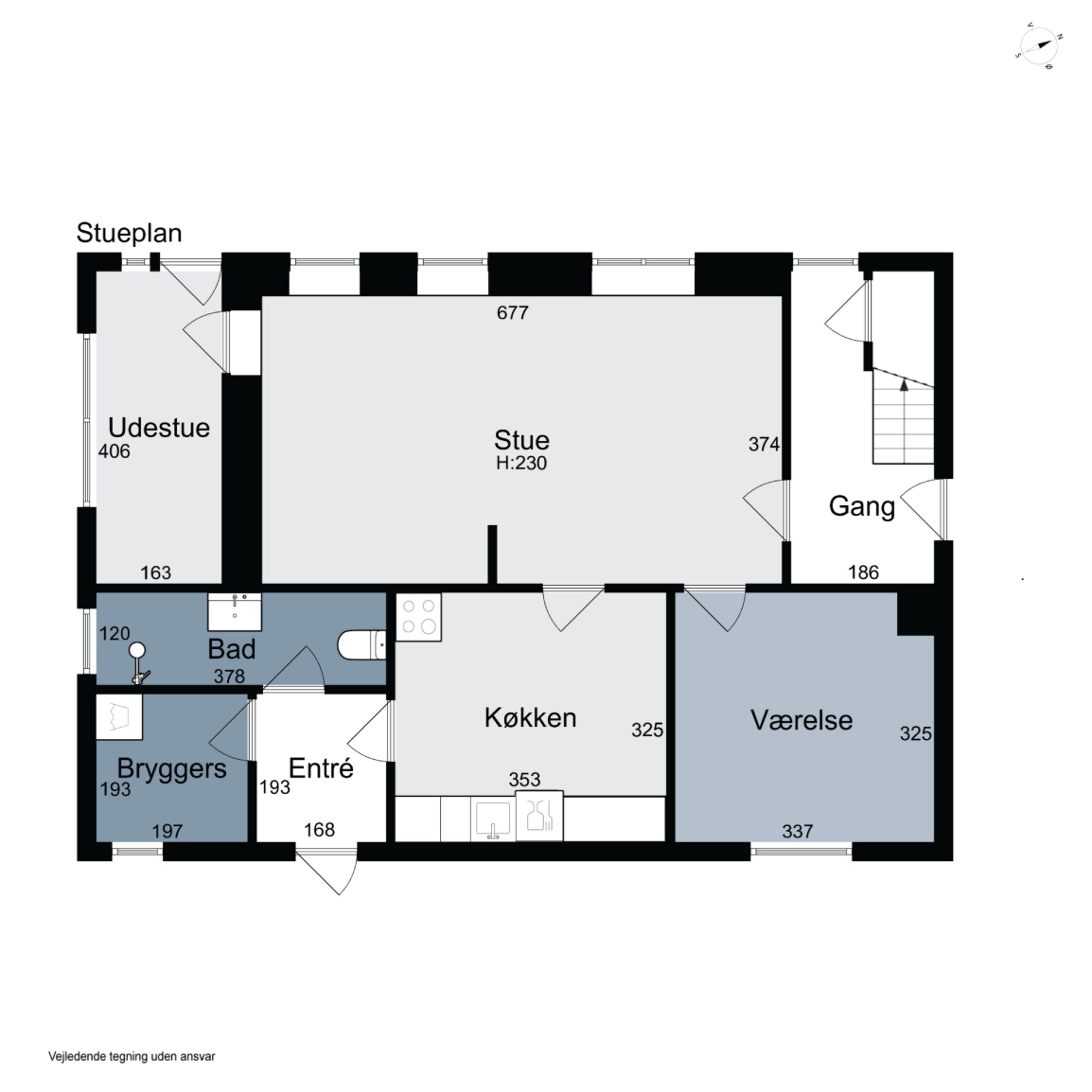 Plantegninger billede af Hundborgvej 98, Tingstrup, 7700 Thisted
