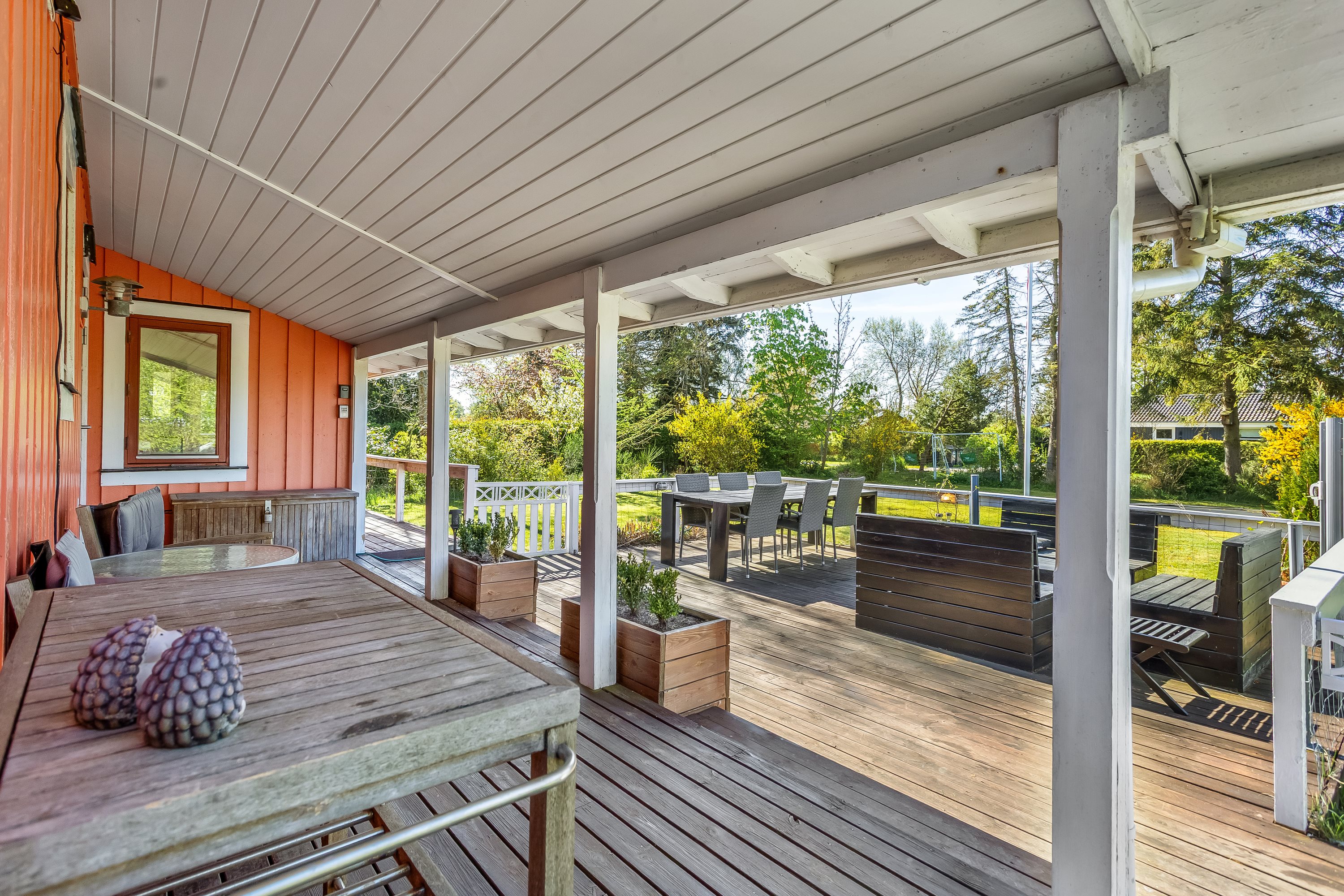 Fremhævet terrasse billede i fuldskærmstilstand. Billede af Elmestræde 16, Hummingen, 4983 Dannemare