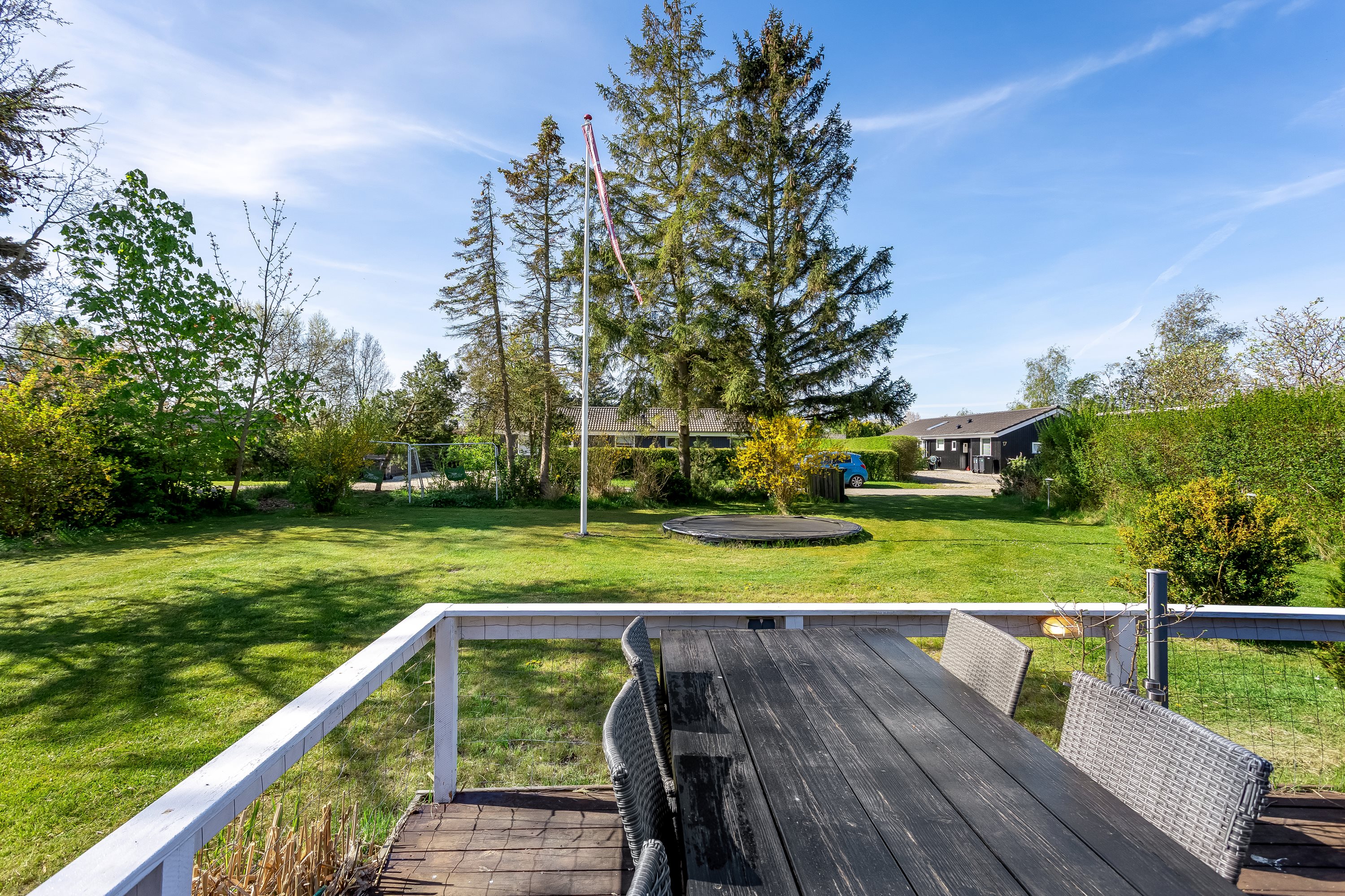 Fremhævet terrasse billede i fuldskærmstilstand. Billede af Elmestræde 16, Hummingen, 4983 Dannemare