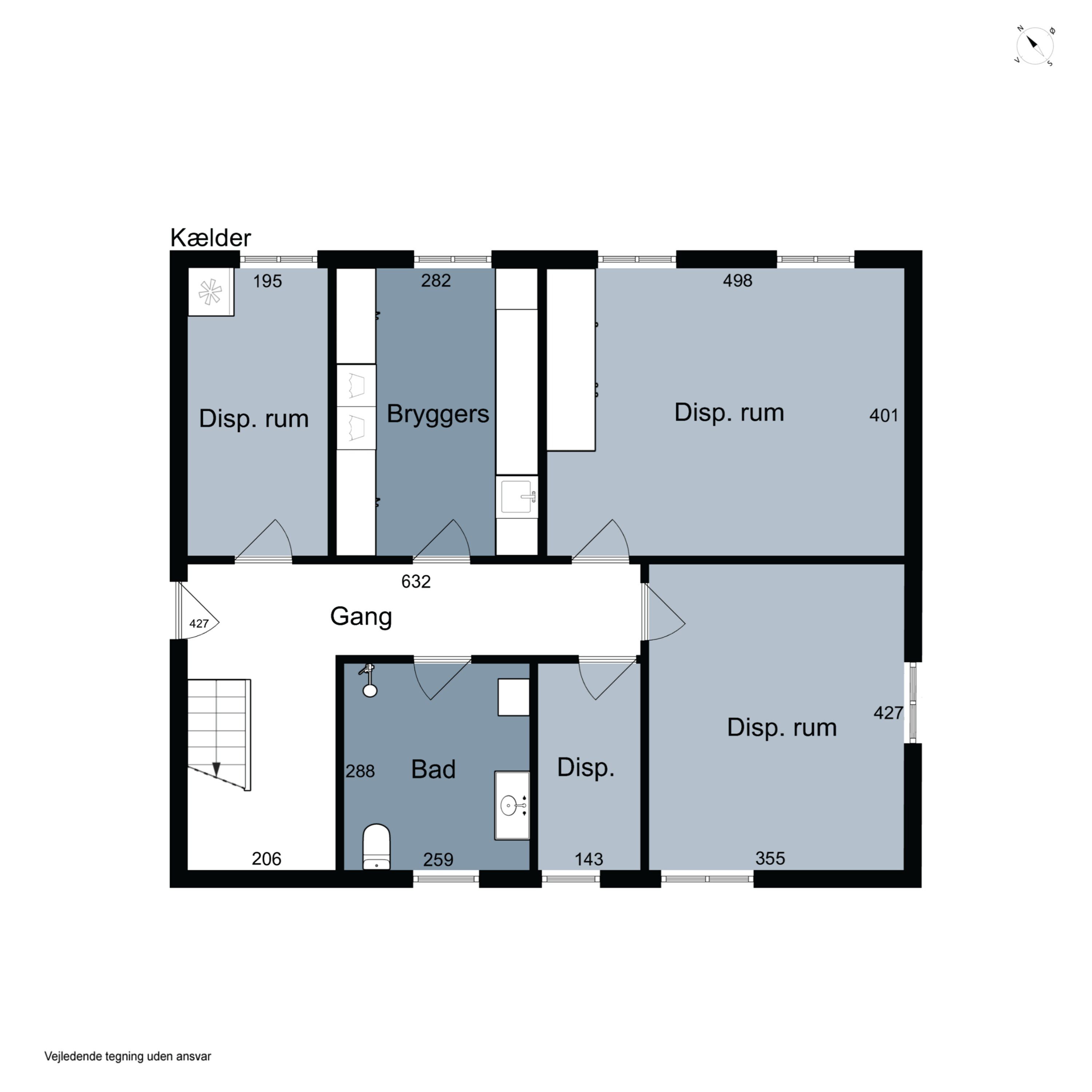 Plantegninger billede af Elmegade 22, 7700 Thisted