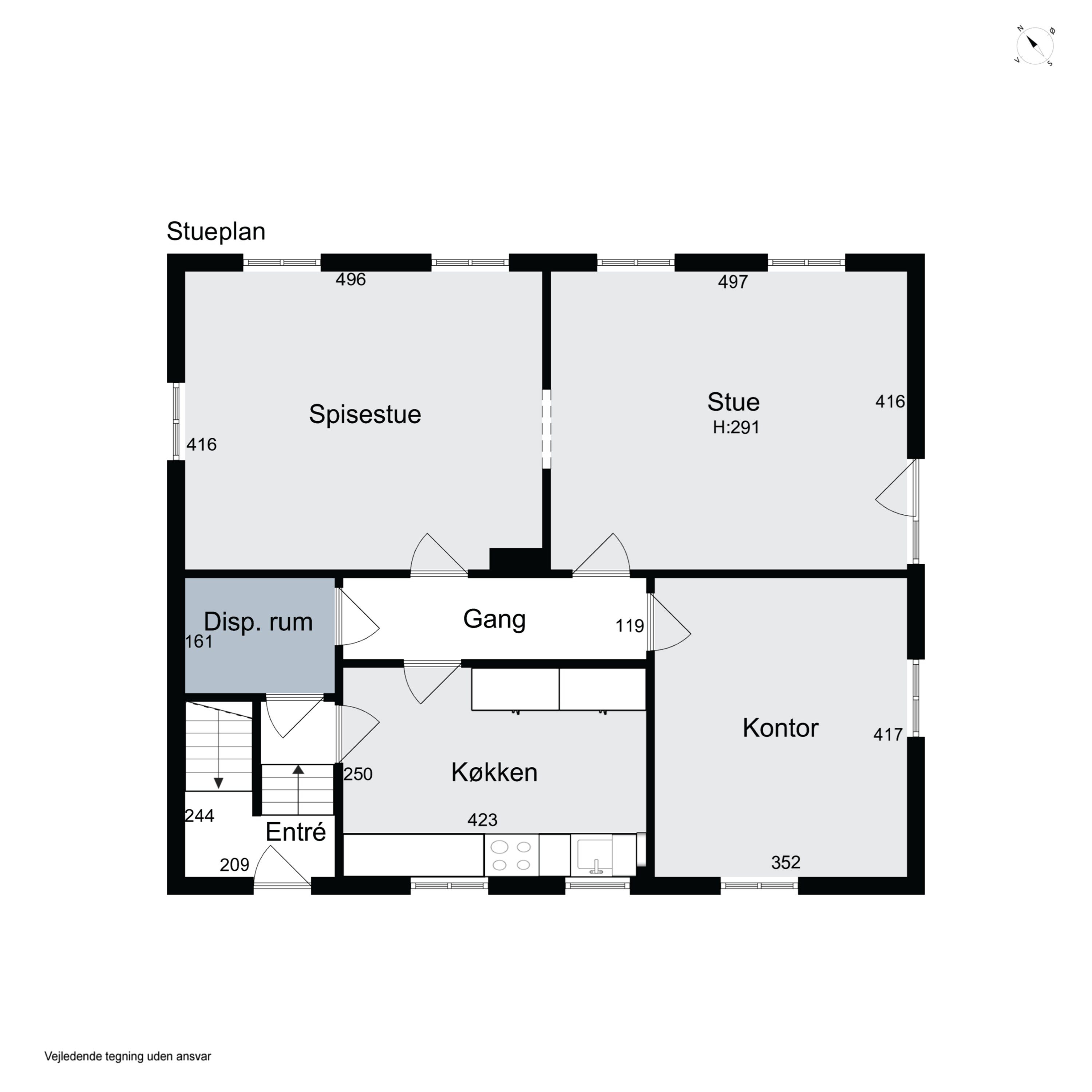 Plantegninger billede af Elmegade 22, 7700 Thisted