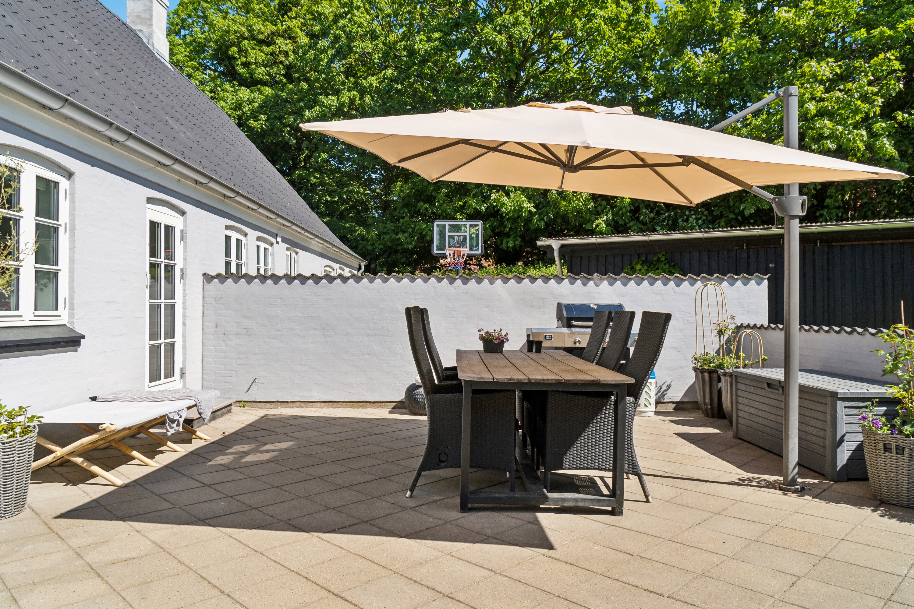Fremhævet terrasse billede i fuldskærmstilstand. Billede af Hans Tausensgade 37, 5550 Langeskov