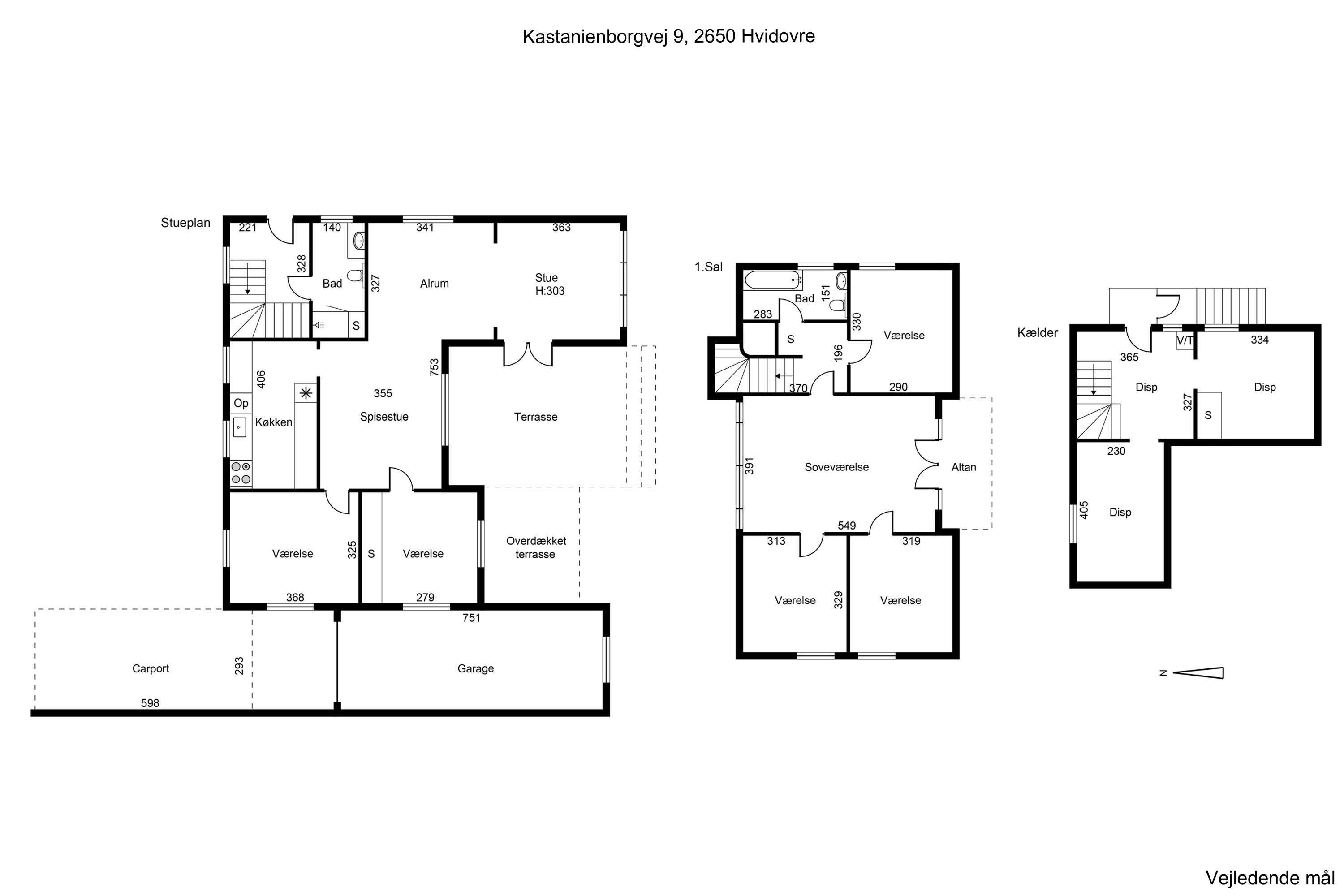 Plantegninger billede af Kastanienborgvej 9, 2650 Hvidovre