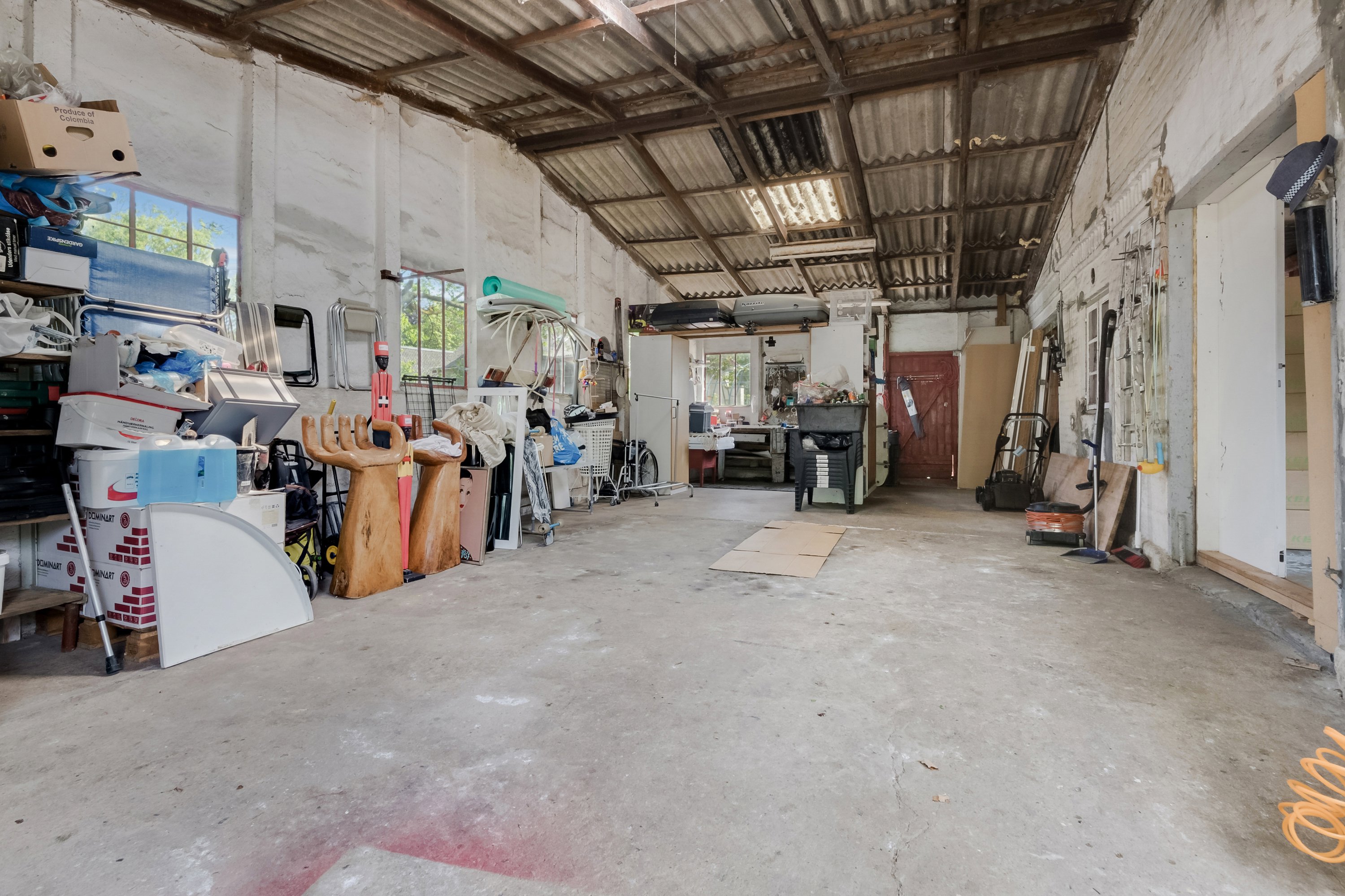 Fremhævet garage billede i fuldskærmstilstand. Billede af Kogsbøllevej 49, Kogsbølle, 5800 Nyborg