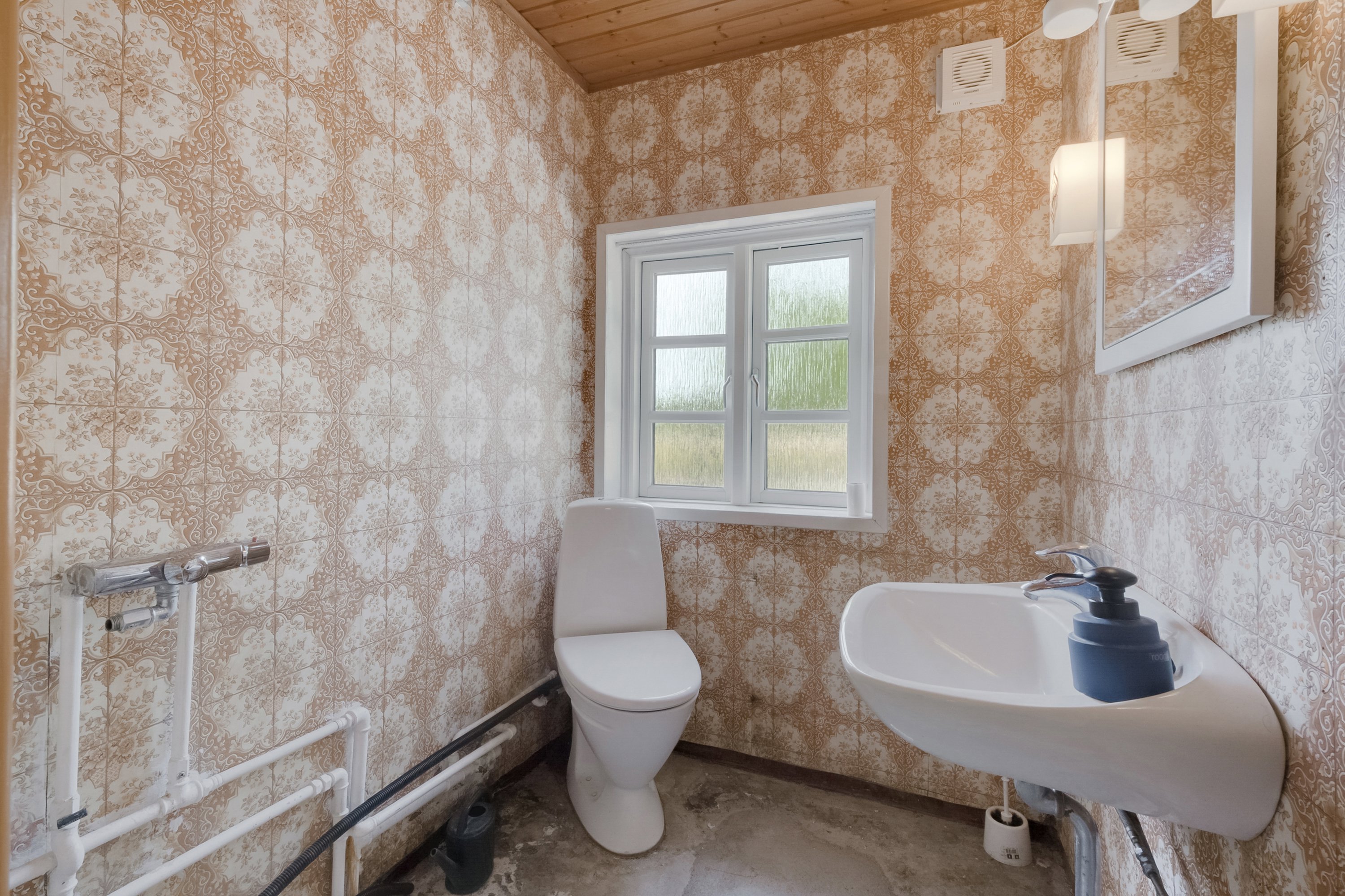 Fremhævet badeværelse billede i fuldskærmstilstand. Billede af Kogsbøllevej 49, Kogsbølle, 5800 Nyborg