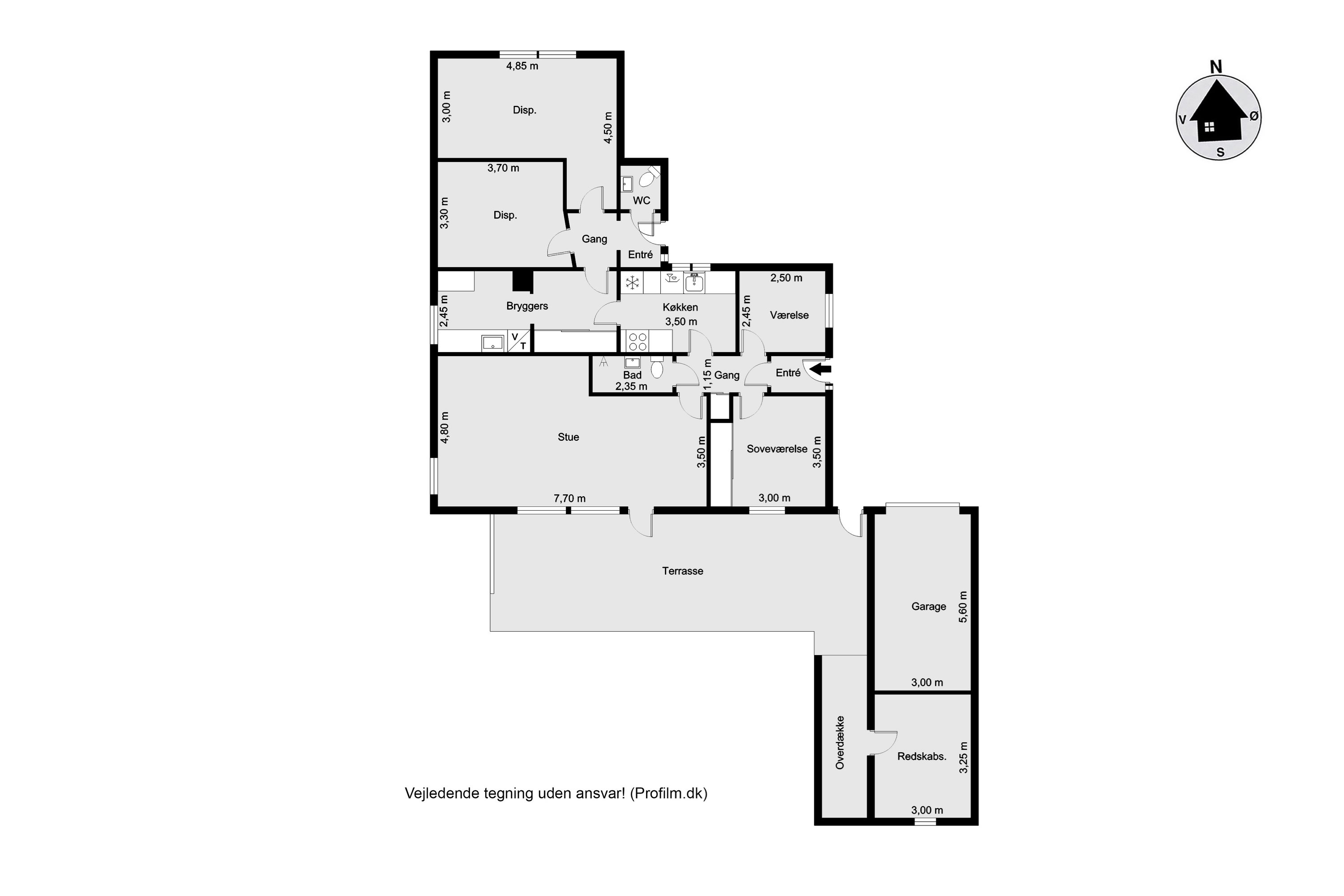 Plantegninger billede af Prins Buris Vej 40, Mejdal, 7500 Holstebro