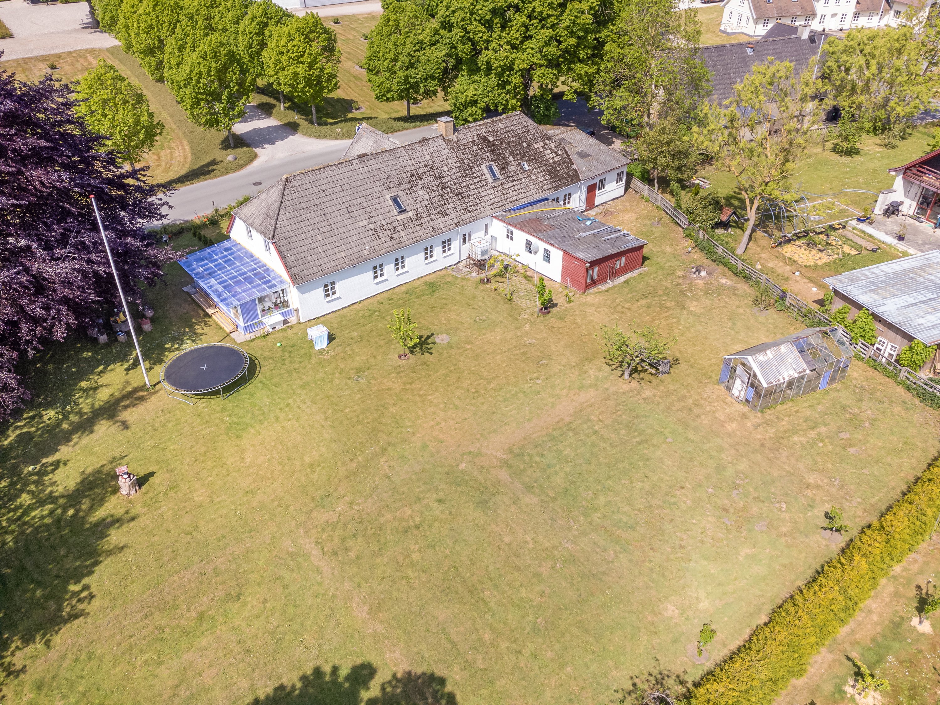 Fremhævet luftfoto billede i fuldskærmstilstand. Billede af Kogsbøllevej 49, Kogsbølle, 5800 Nyborg