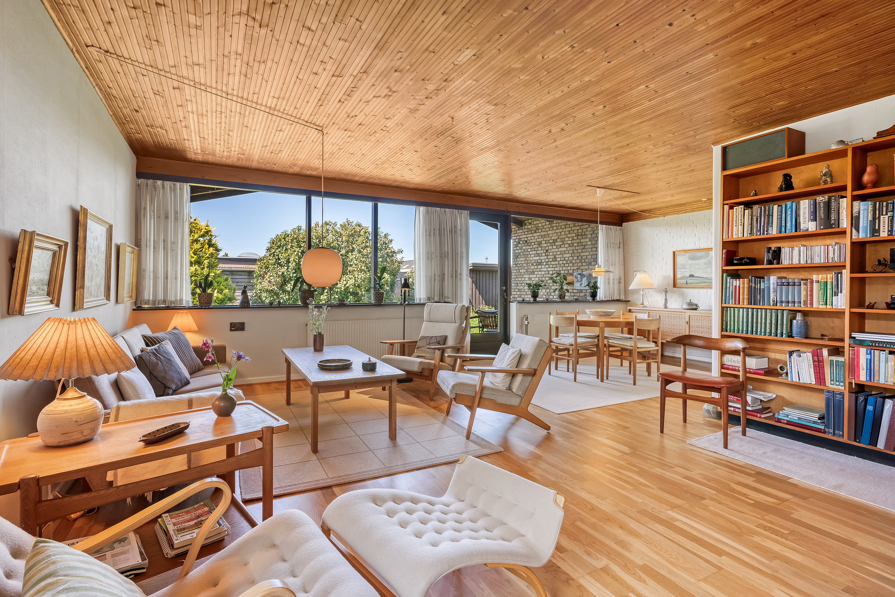 Fremhævet stue billede i fuldskærmstilstand. Billede af Alkjærhøj 18, 6950 Ringkøbing