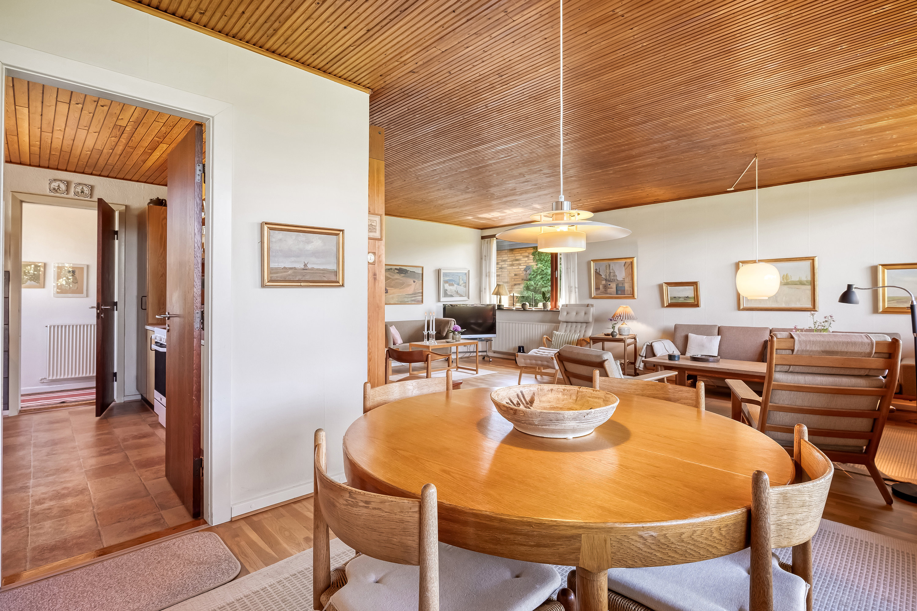 Fremhævet stue billede i fuldskærmstilstand. Billede af Alkjærhøj 18, 6950 Ringkøbing