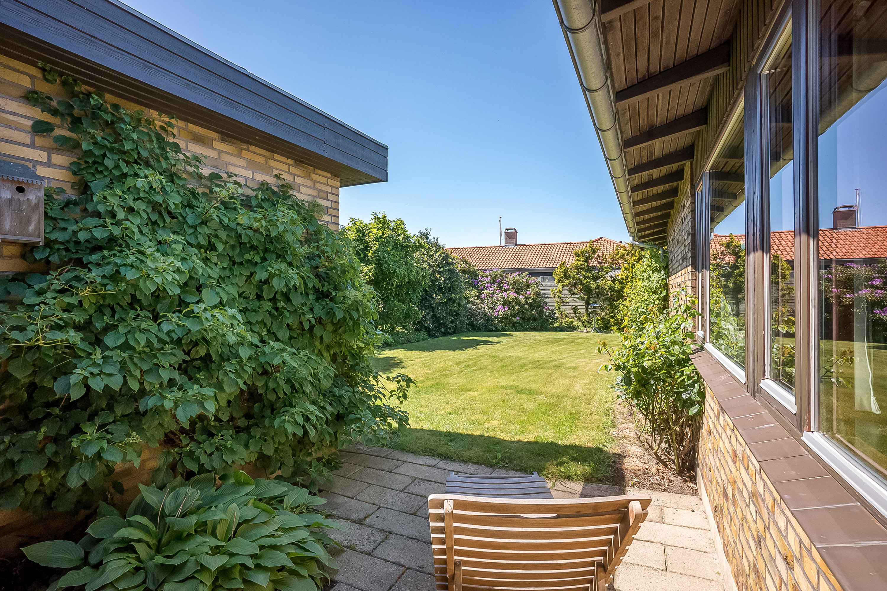 Fremhævet terrasse billede i fuldskærmstilstand. Billede af Alkjærhøj 18, 6950 Ringkøbing