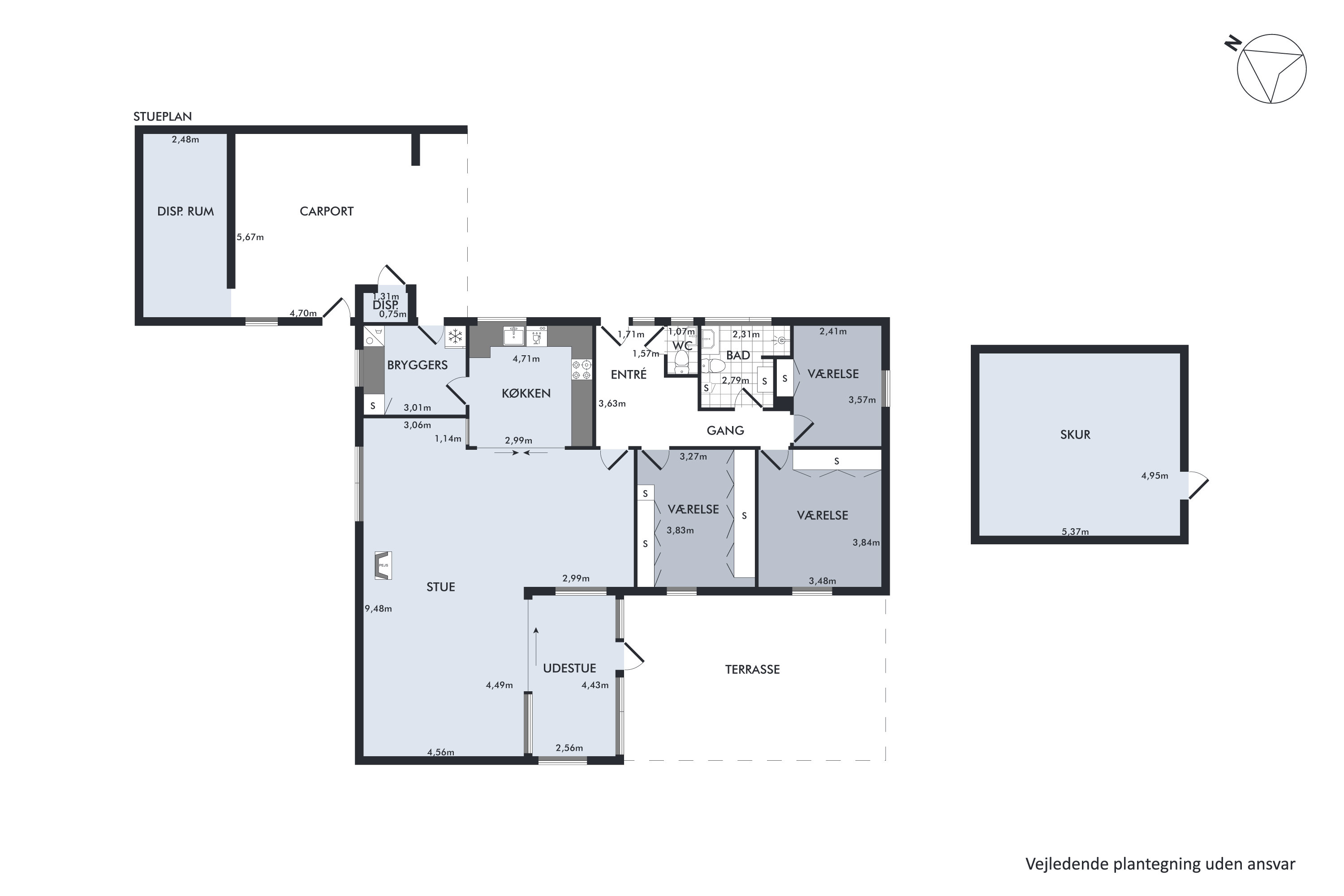 Plantegninger billede af Rådyrløkken 24, Slukefter, 5210 Odense NV