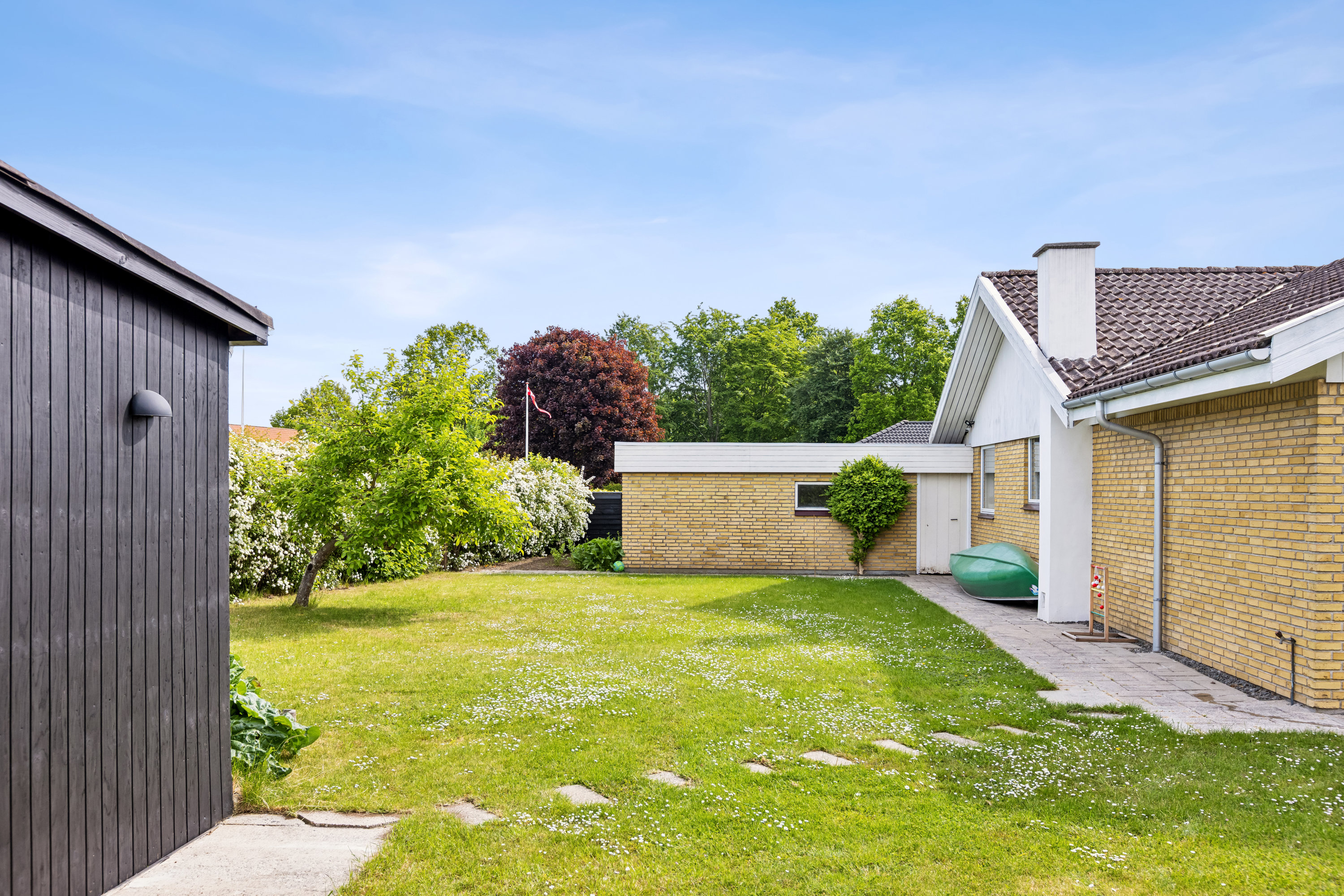 Fremhævet have billede i fuldskærmstilstand. Billede af Rådyrløkken 24, Slukefter, 5210 Odense NV