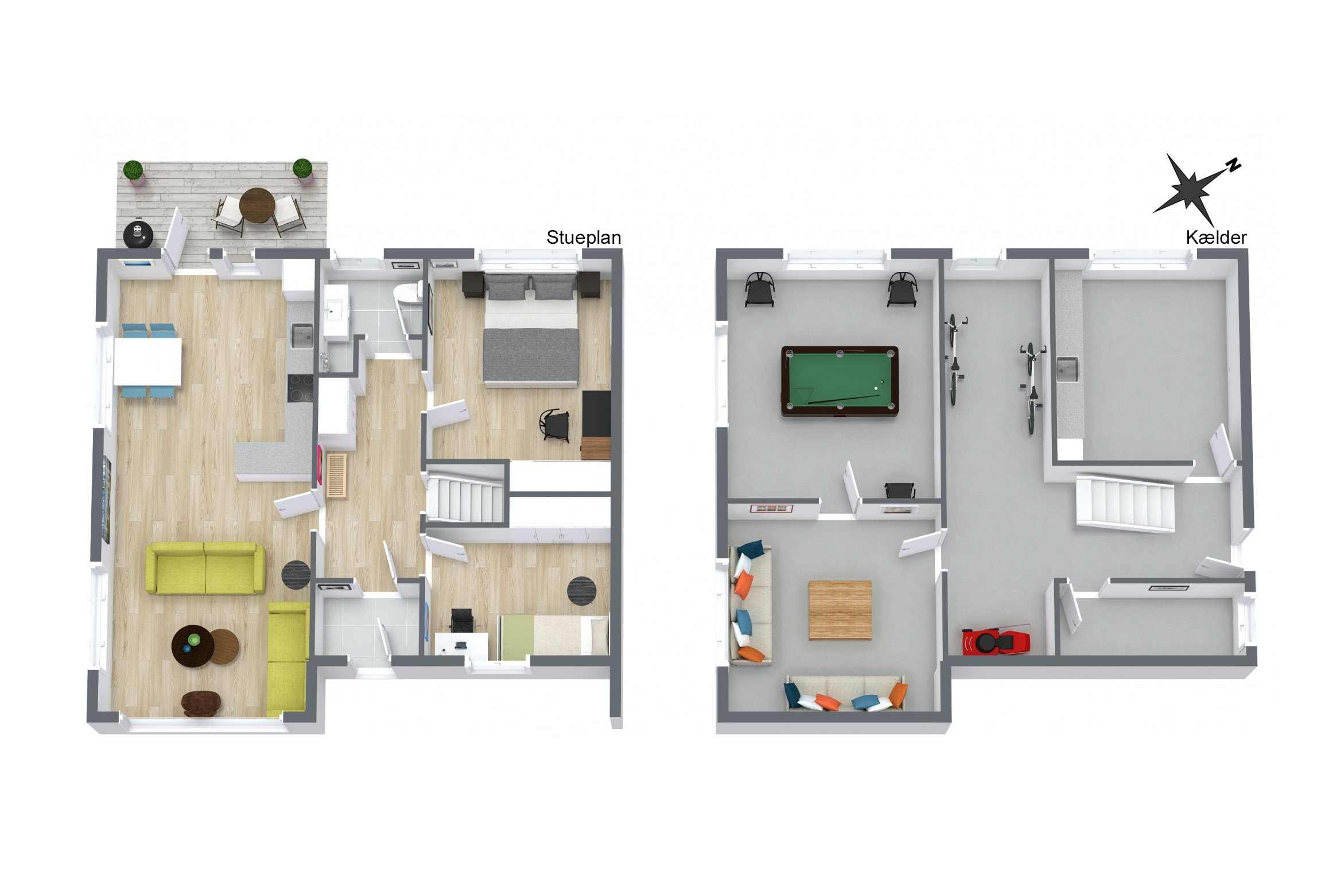 Plantegninger billede af Vesterled 10, 9830 Tårs