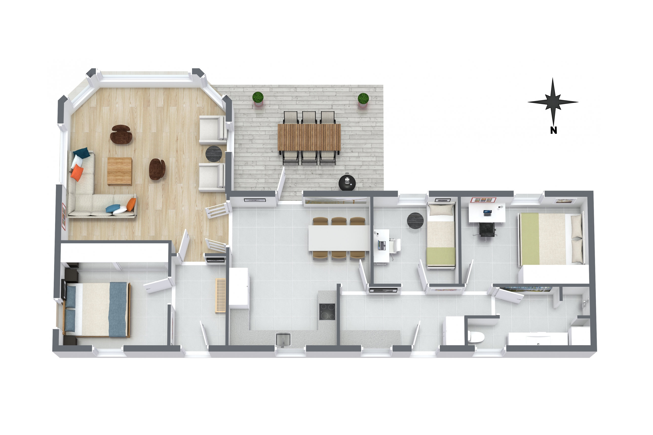 Plantegninger billede af Sønderskovvej 164, 9800 Hjørring