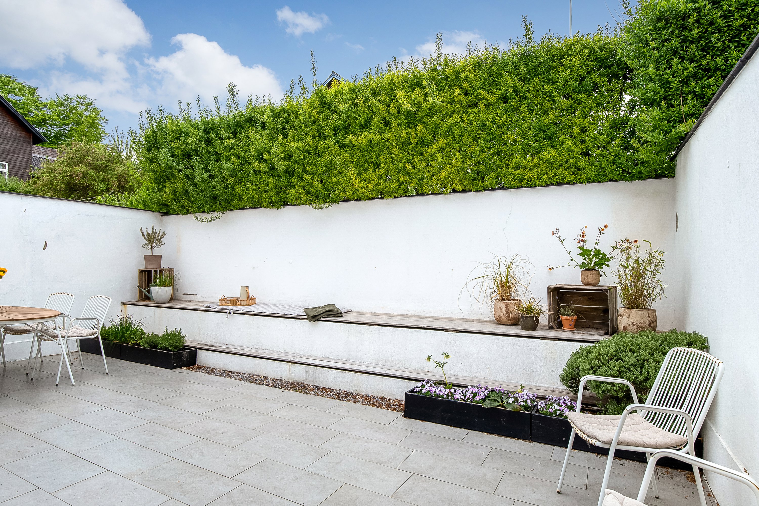 Fremhævet terrasse billede i fuldskærmstilstand. Billede af Søvej 7, 7100 Vejle