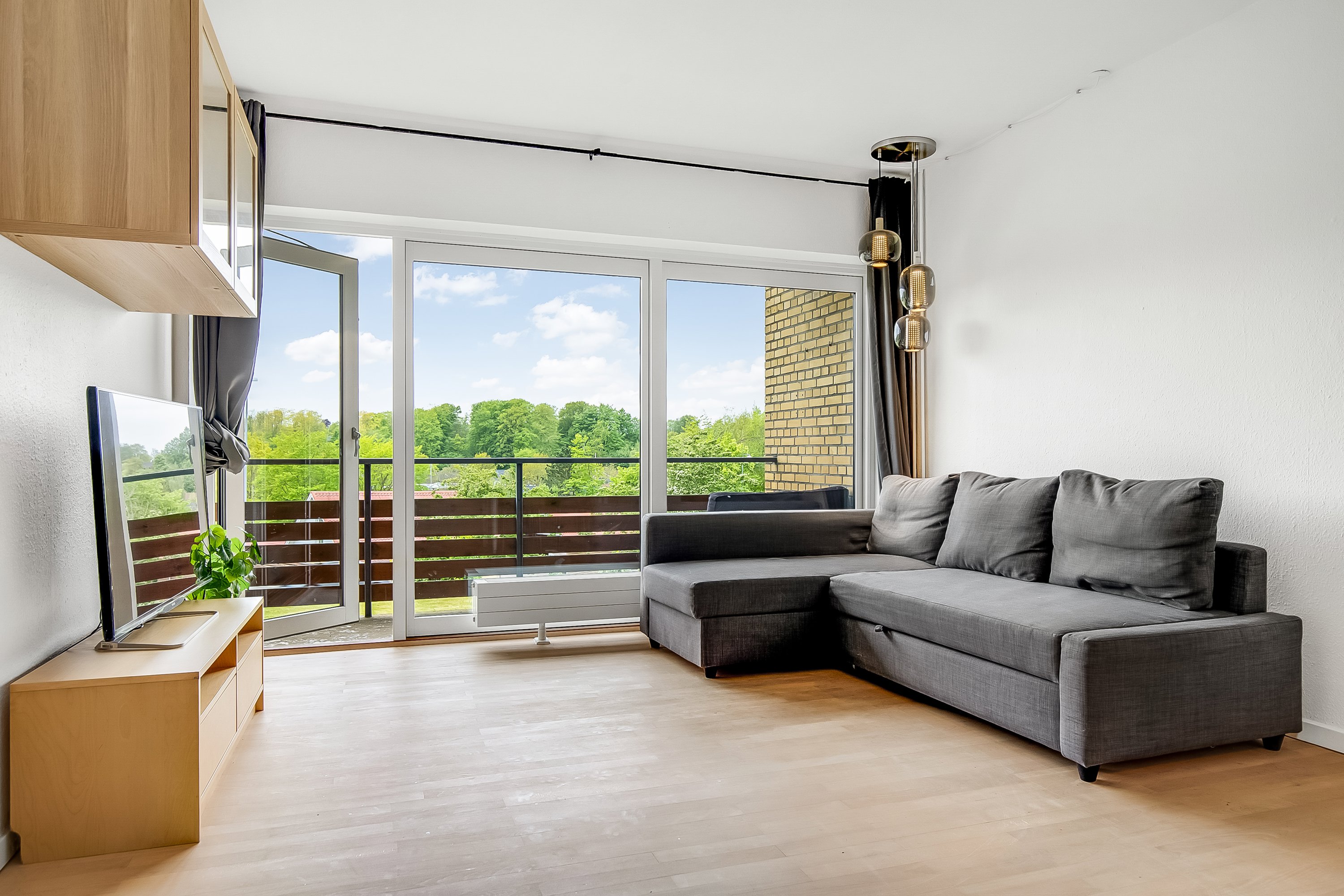 Fremhævet soveværelse billede i fuldskærmstilstand. Billede af Arne Poulsens Vej 1, st.. th., 7100 Vejle