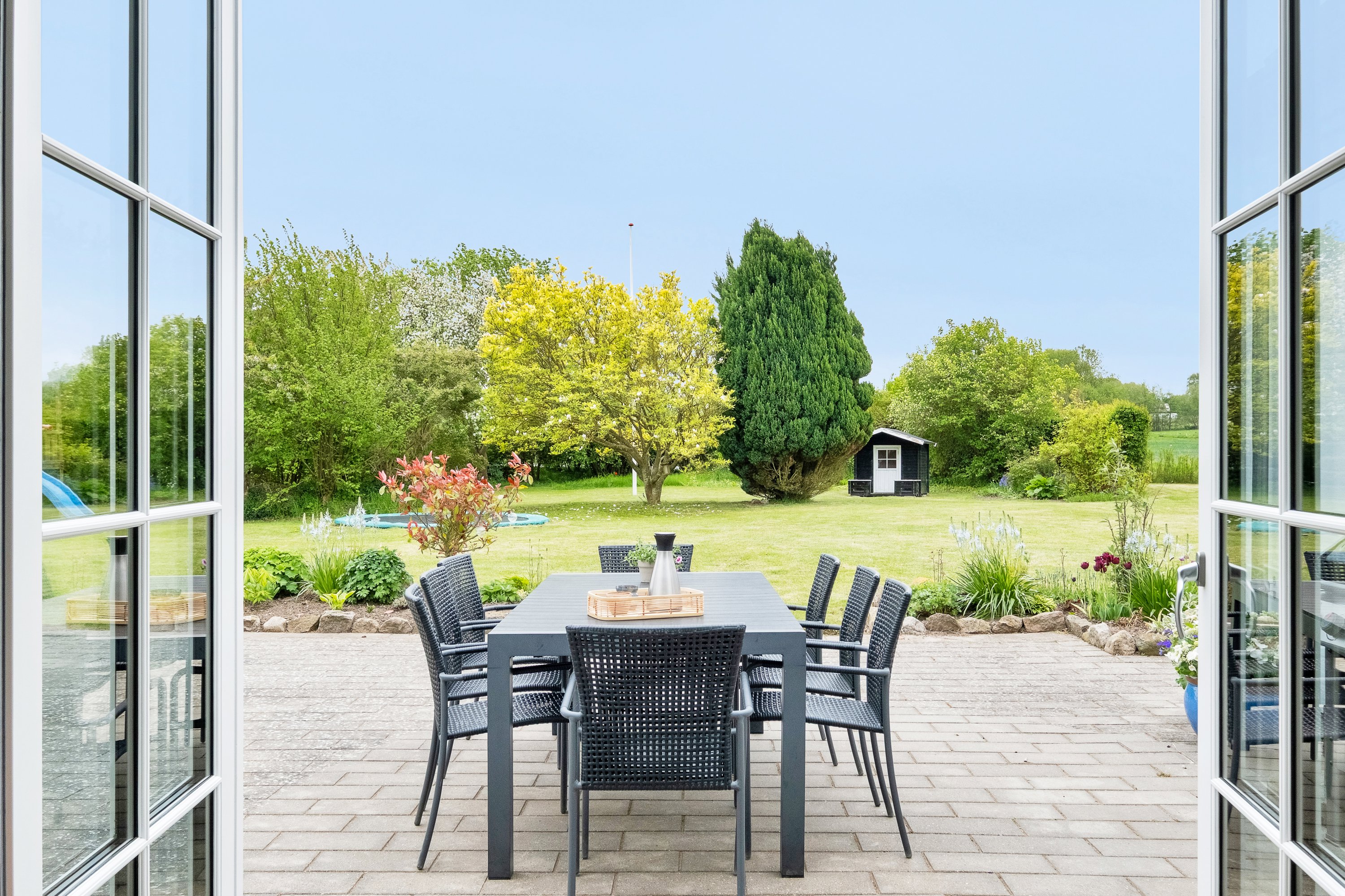 Fremhævet terrasse billede i fuldskærmstilstand. Billede af Revelhøjvej 13, Kasted, 8200 Aarhus N