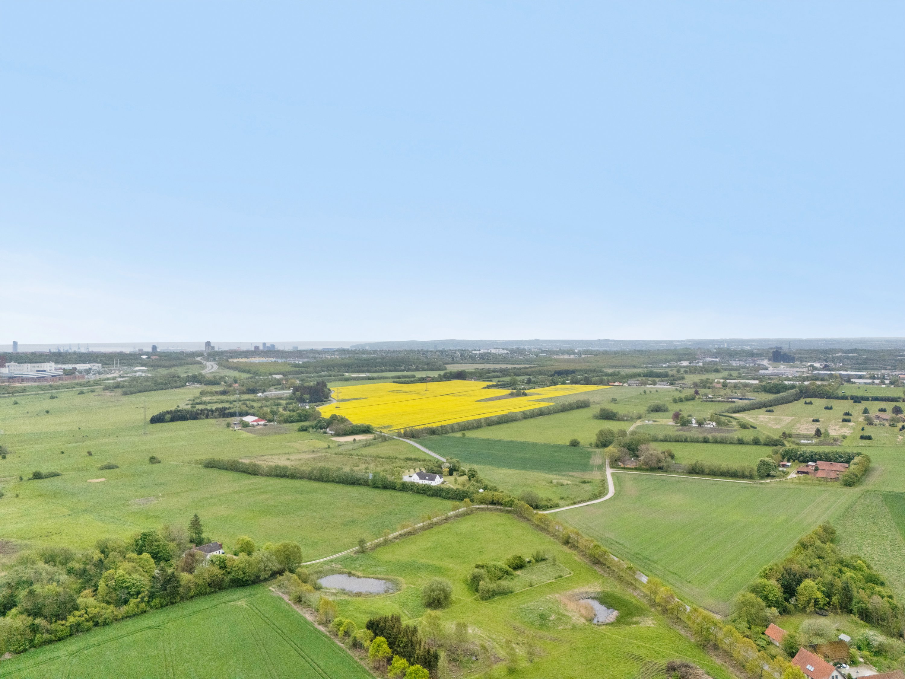 Fremhævet luftfoto billede i fuldskærmstilstand. Billede af Revelhøjvej 13, Kasted, 8200 Aarhus N