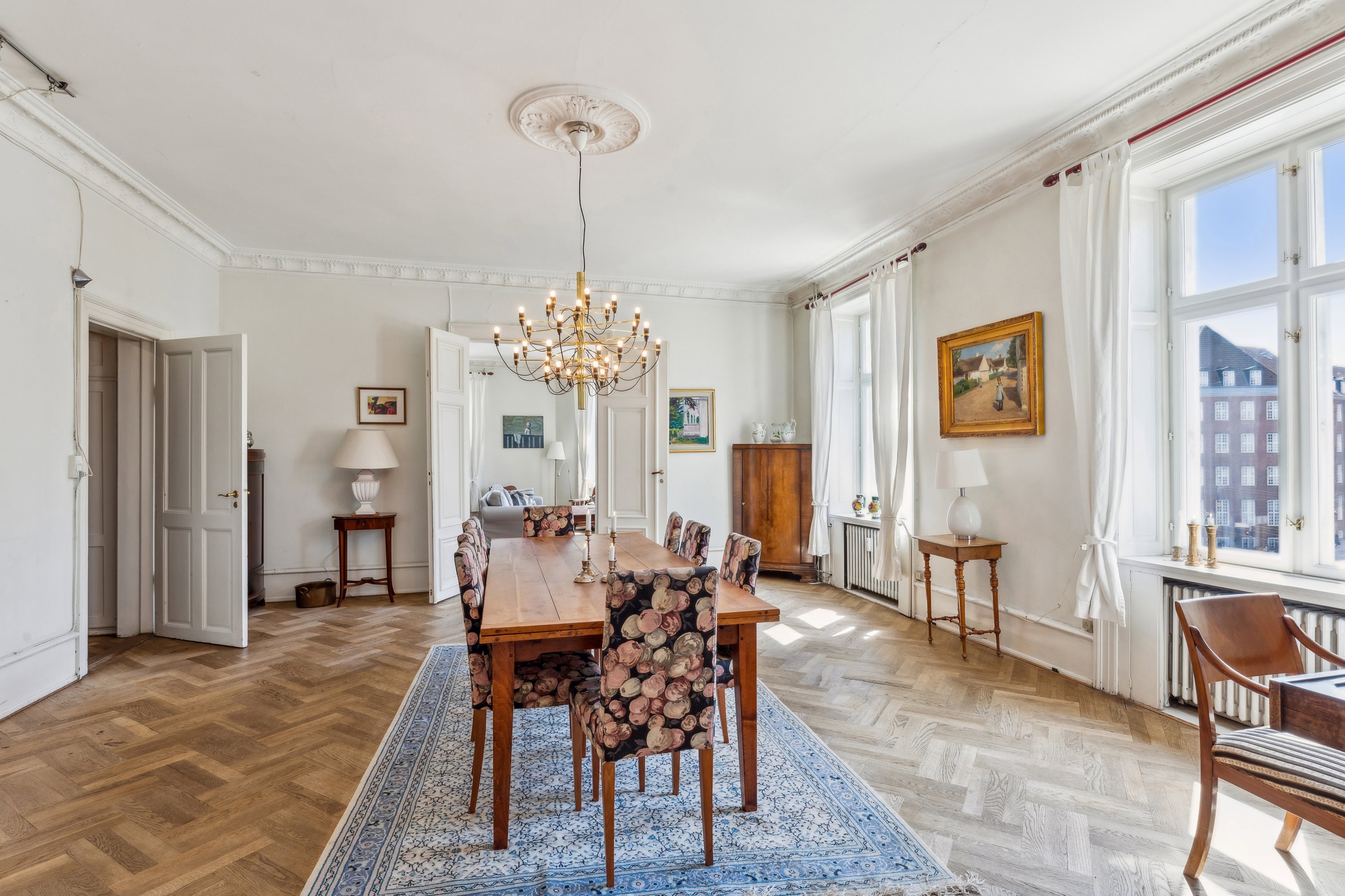 Miniaturebillede 2: stue. Billede af Nørre Farimagsgade 1, 3. th., 1364 København K