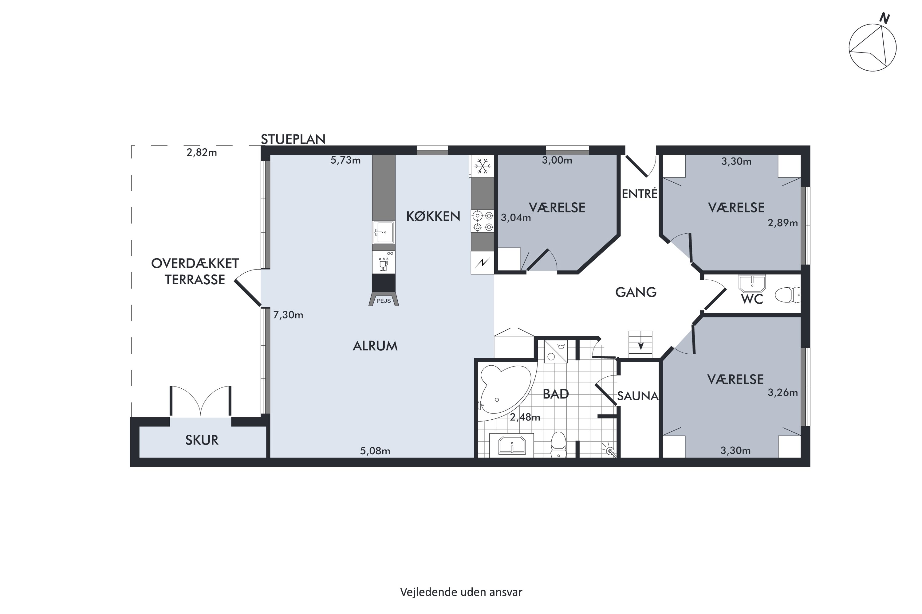 Plantegninger billede af Marinavej 28, 6320 Egernsund