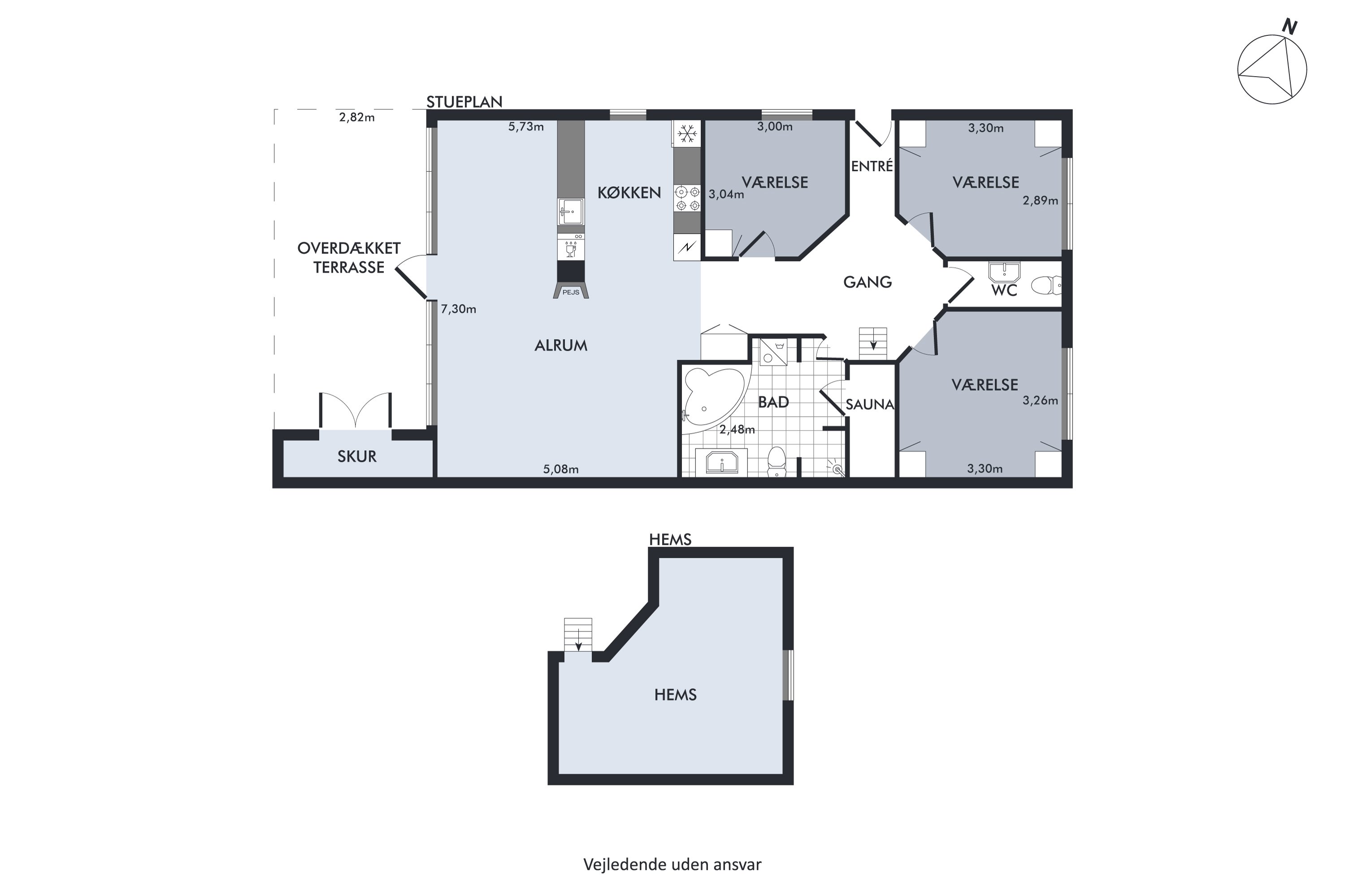 Plantegninger billede af Marinavej 28, 6320 Egernsund