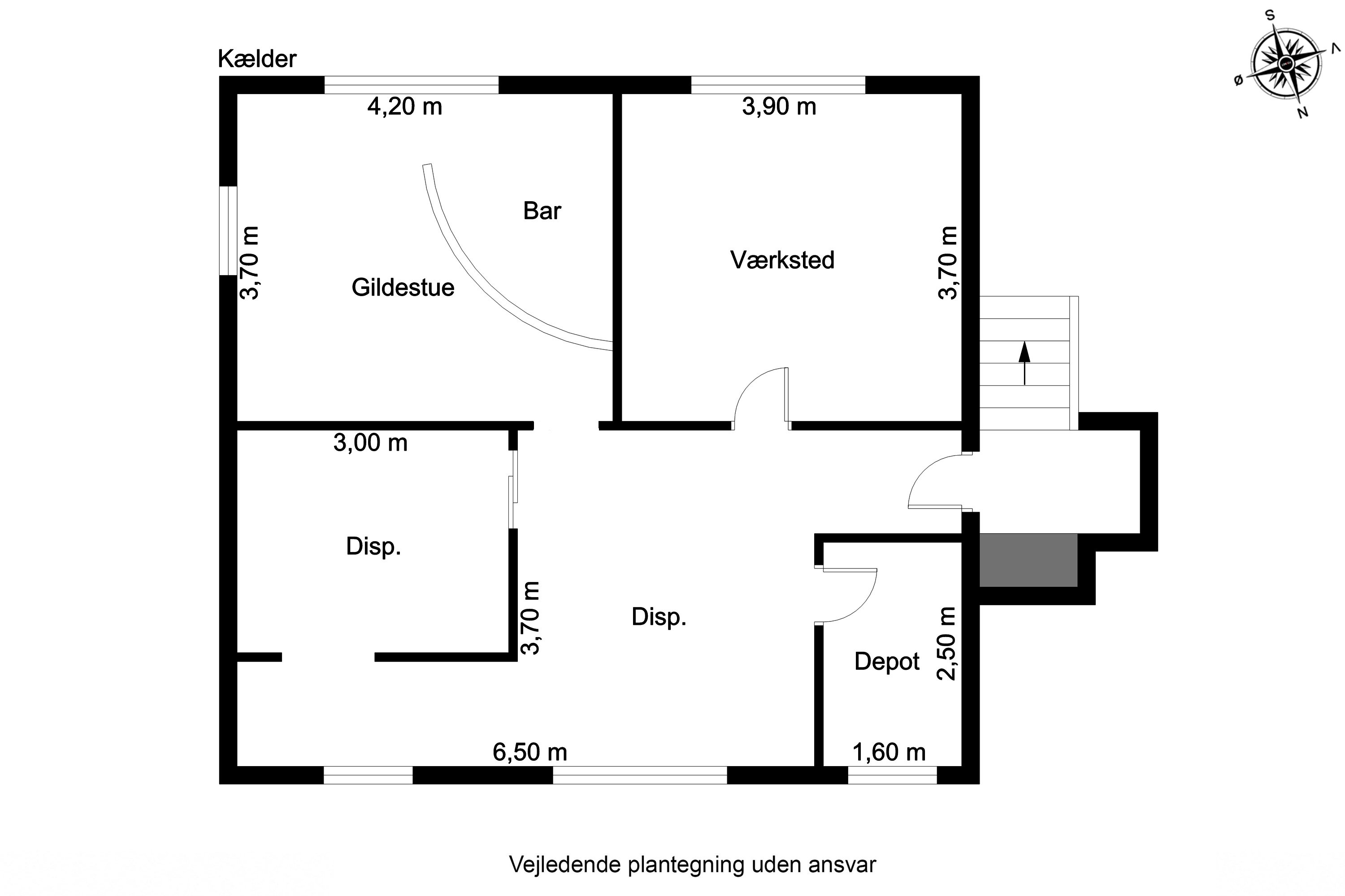 Plantegninger billede af Kilenvej 14, Brudager, 5883 Oure