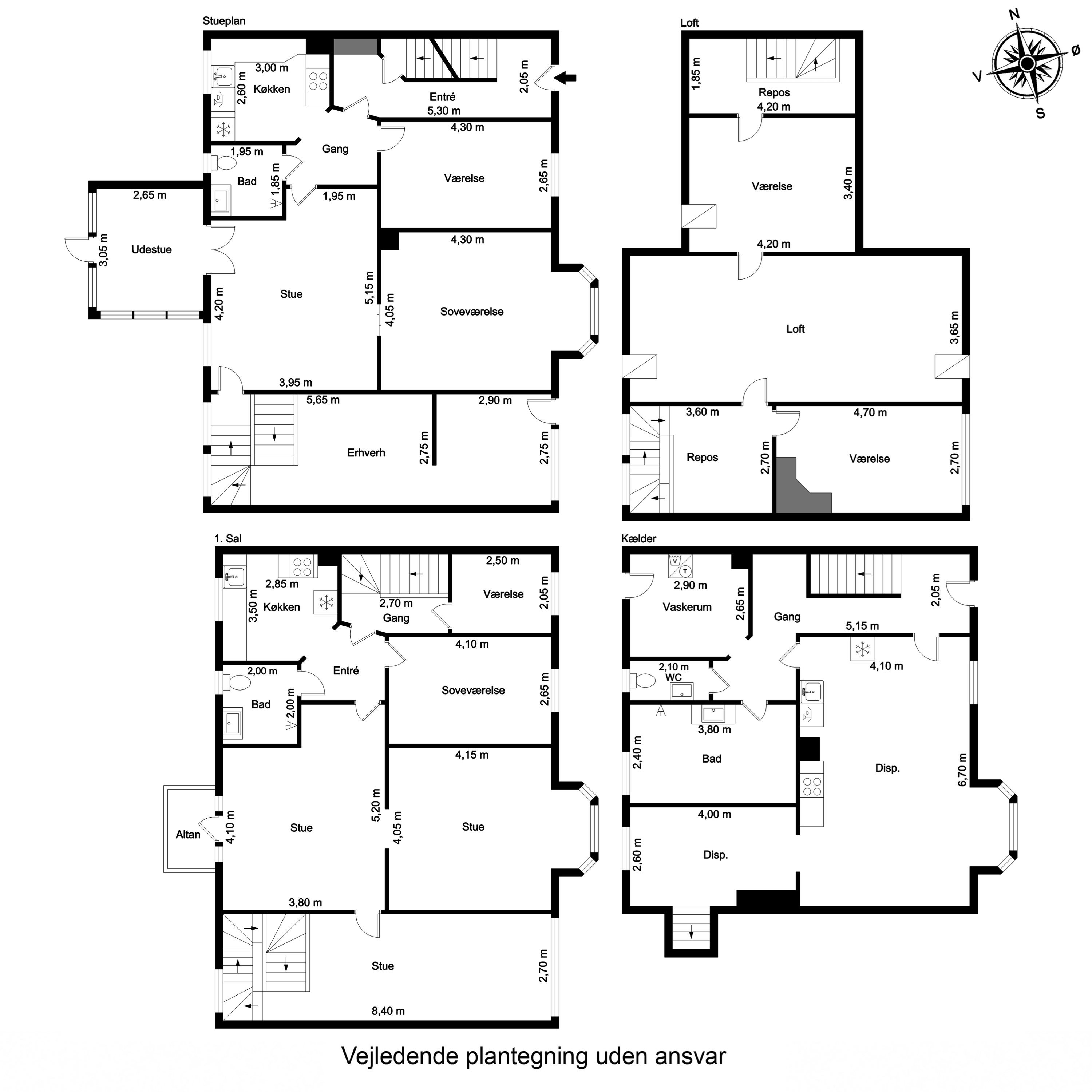 Plantegninger billede af Finsensgade 34, 6700 Esbjerg