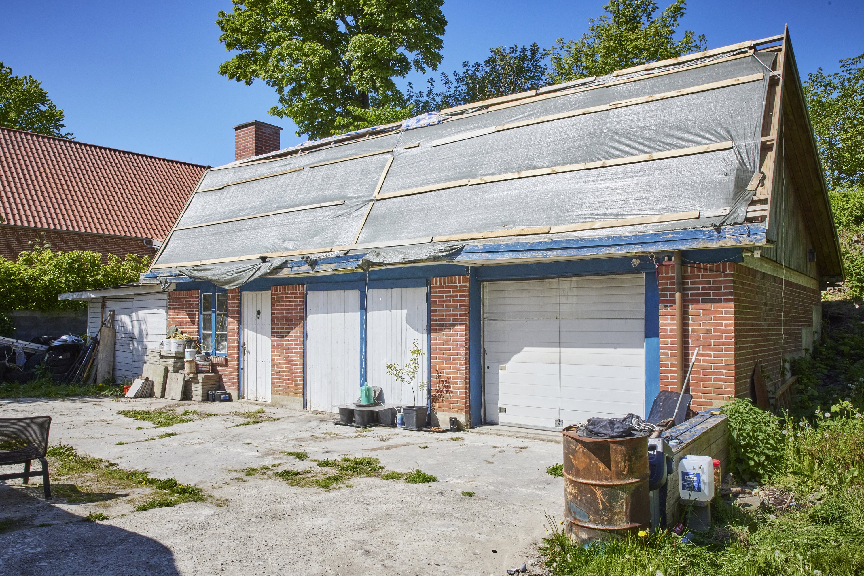 Miniaturebillede 1: garage. Billede af Ryvej 126, Høver, 8464 Galten