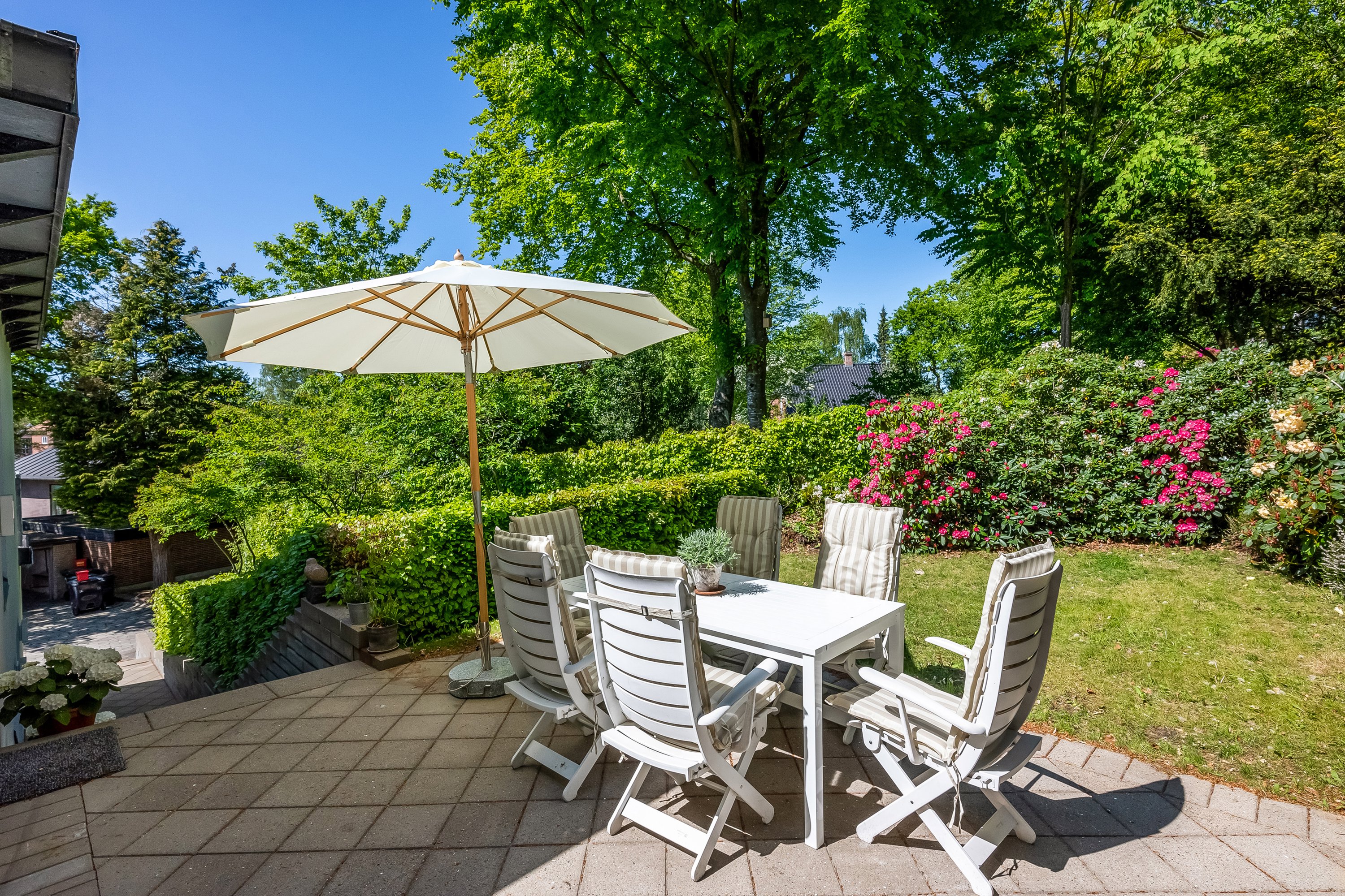 Fremhævet terrasse billede i fuldskærmstilstand. Billede af Granbakken 9, 7500 Holstebro