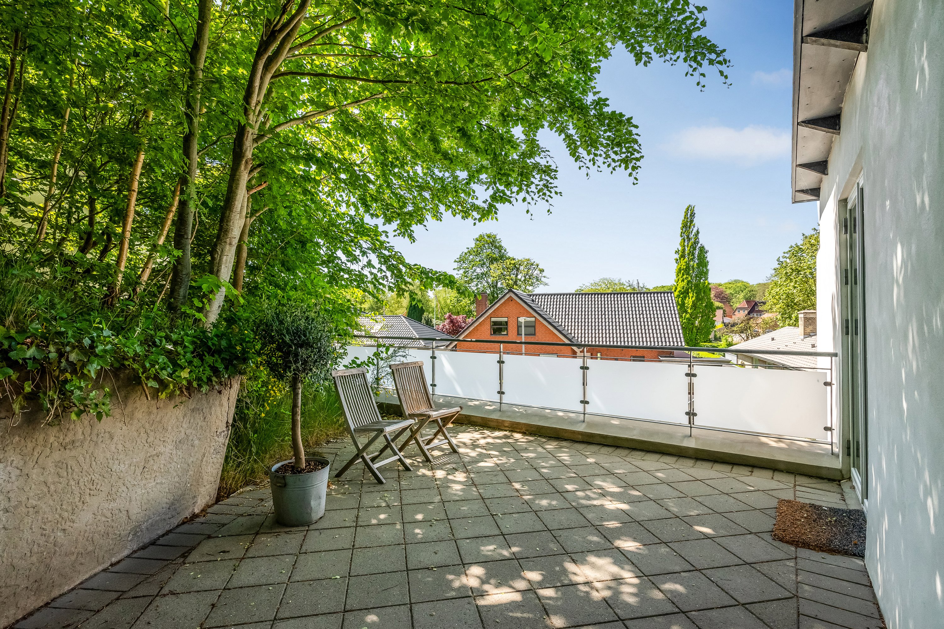 Fremhævet terrasse billede i fuldskærmstilstand. Billede af Granbakken 9, 7500 Holstebro