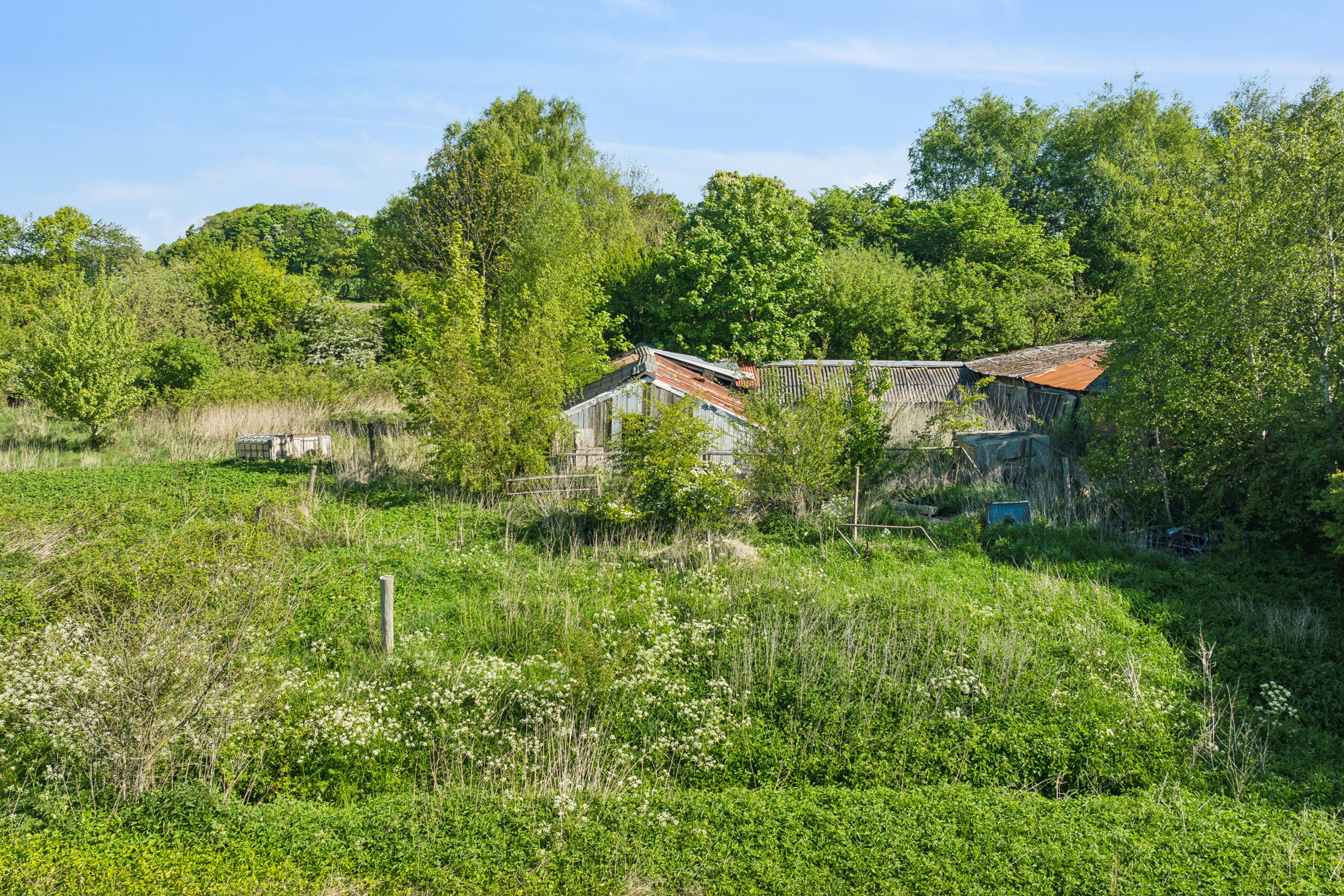Fremhævet set fra haven billede i fuldskærmstilstand. Billede af Roedsvej 17, Bølling, 6040 Egtved