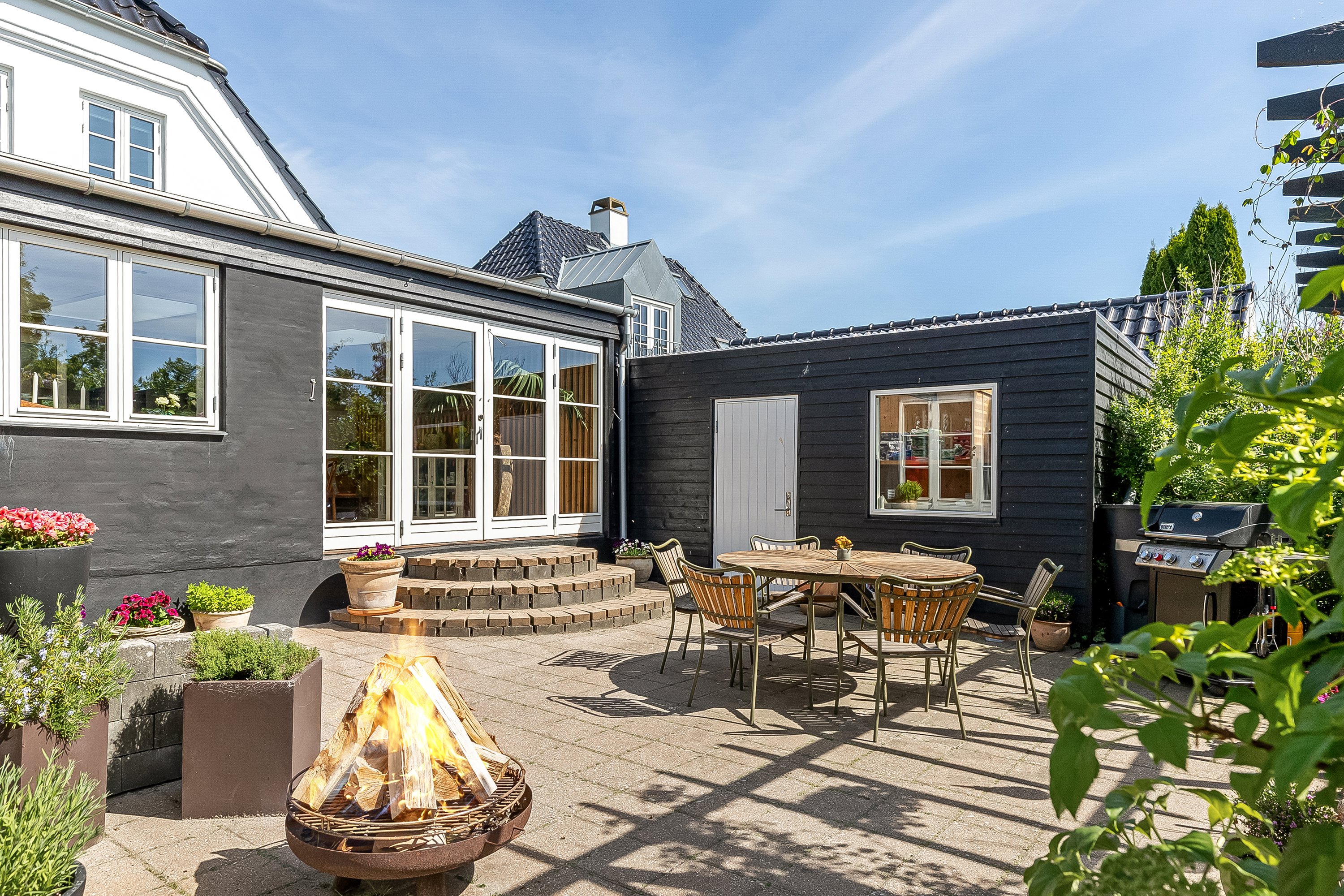 Fremhævet terrasse billede i fuldskærmstilstand. Billede af Grønlandsvej 14, 7100 Vejle