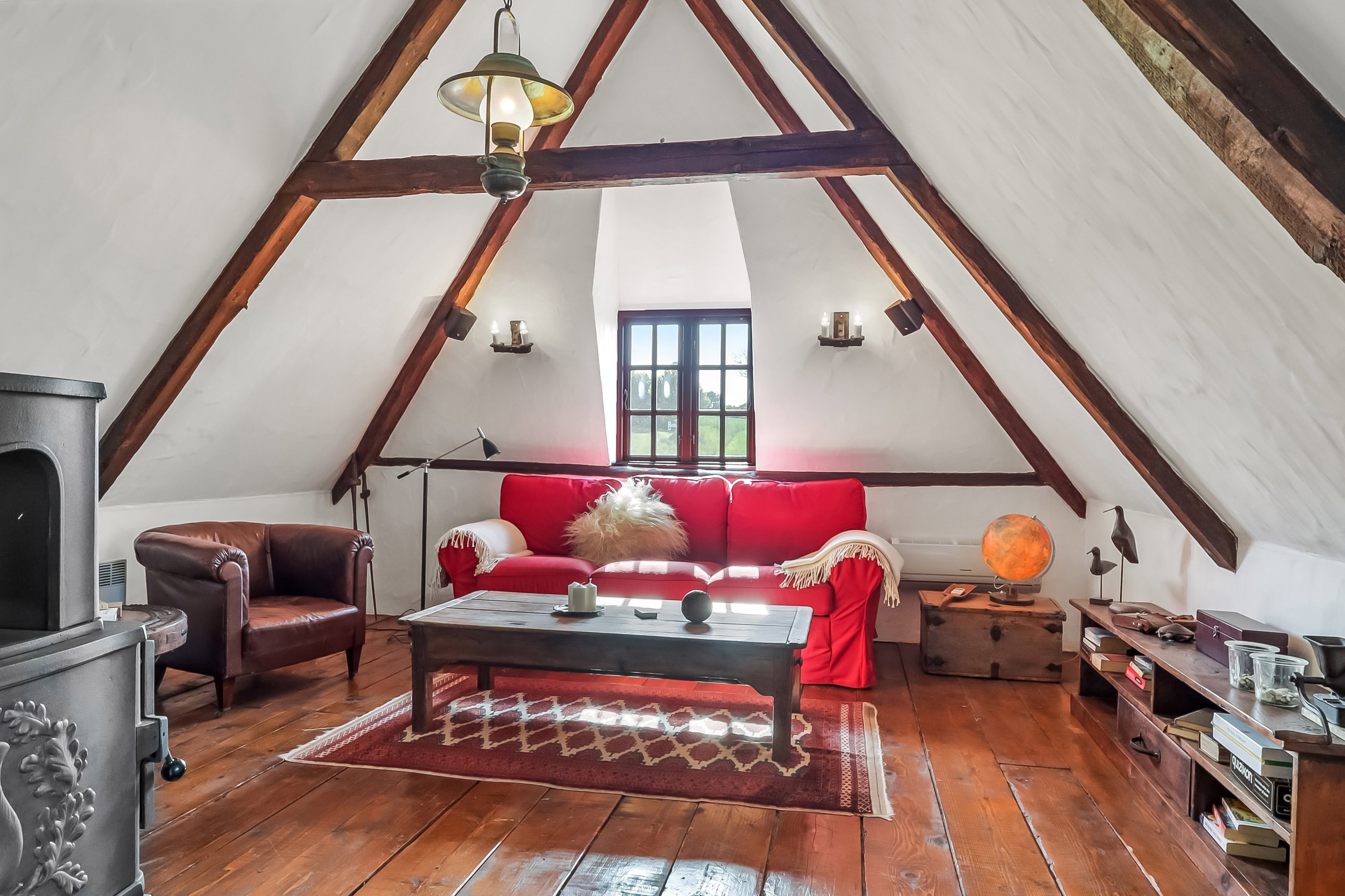 Fremhævet stue billede i fuldskærmstilstand. Billede af Stenagre 9, 5985 Søby Ærø