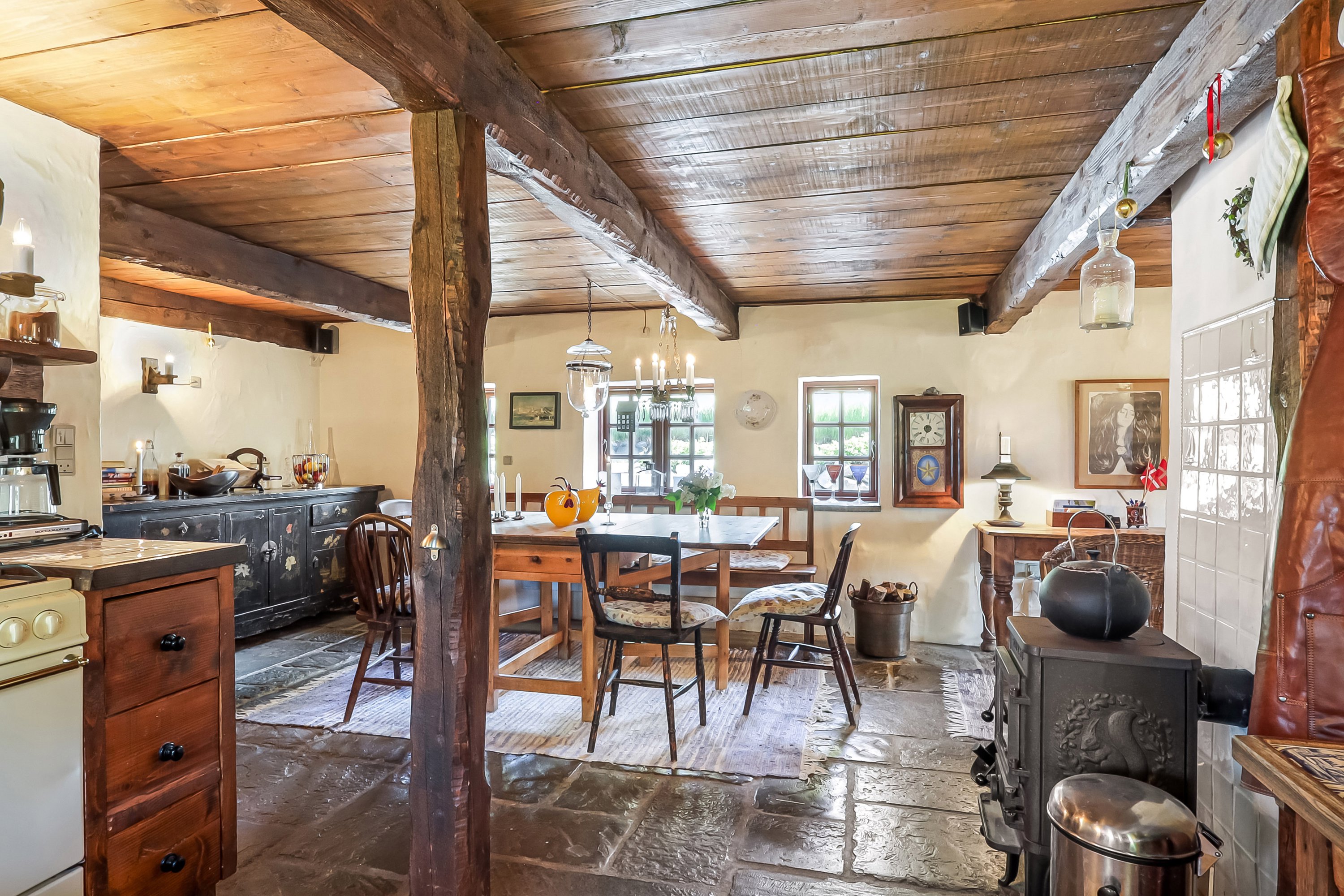 Fremhævet stue billede i fuldskærmstilstand. Billede af Stenagre 9, 5985 Søby Ærø