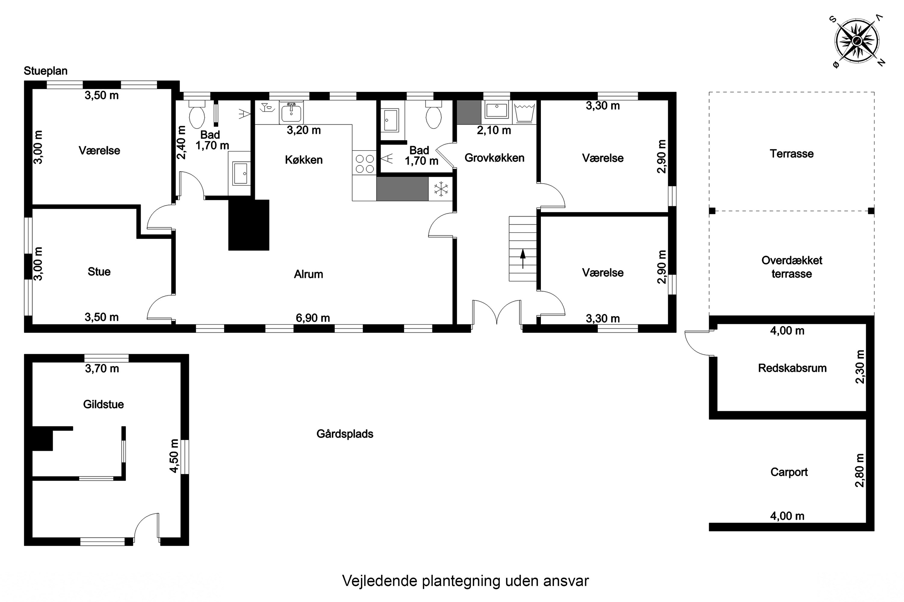 Plantegninger billede af Stenagre 9, 5985 Søby Ærø
