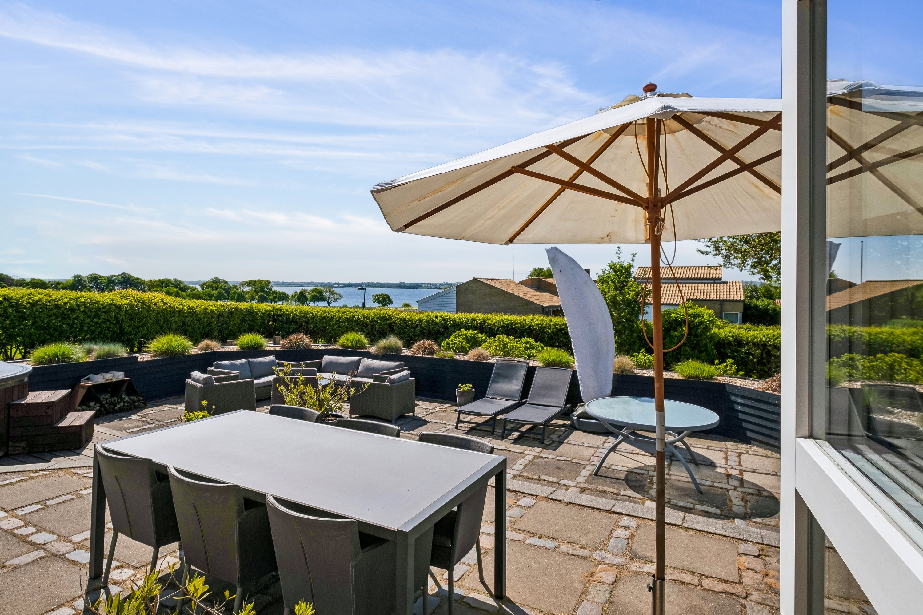 Miniaturebillede 2: terrasse. Billede af Hovmarksvej 180, Stensballe, 8700 Horsens