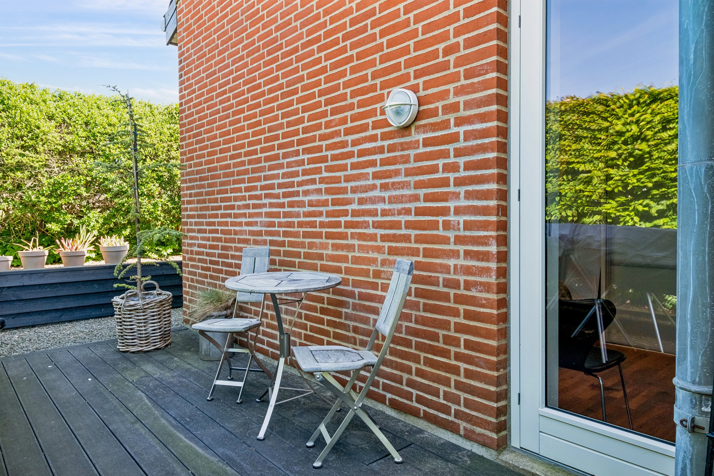 Fremhævet terrasse billede i fuldskærmstilstand. Billede af Hovmarksvej 180, Stensballe, 8700 Horsens