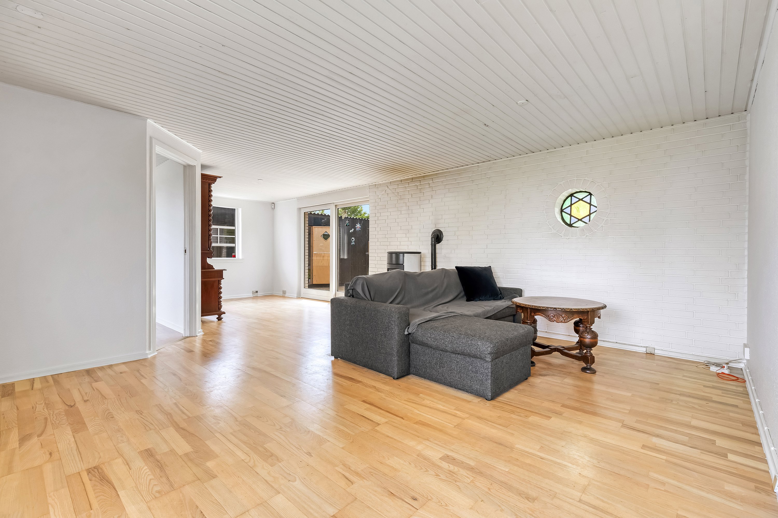 Fremhævet stue billede i fuldskærmstilstand. Billede af Musvitvej 5, 3300 Frederiksværk