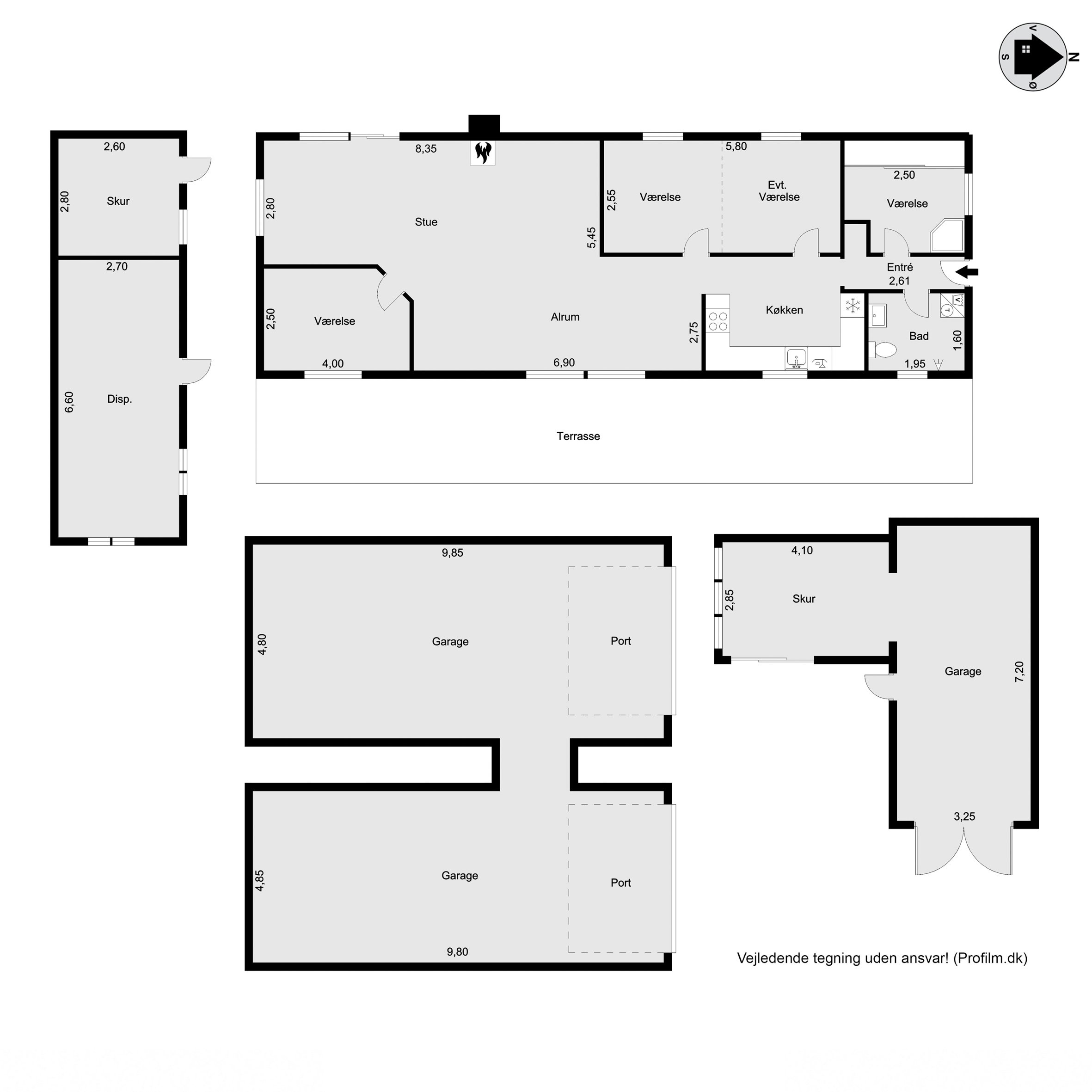 Plantegninger billede af Musvitvej 5, 3300 Frederiksværk