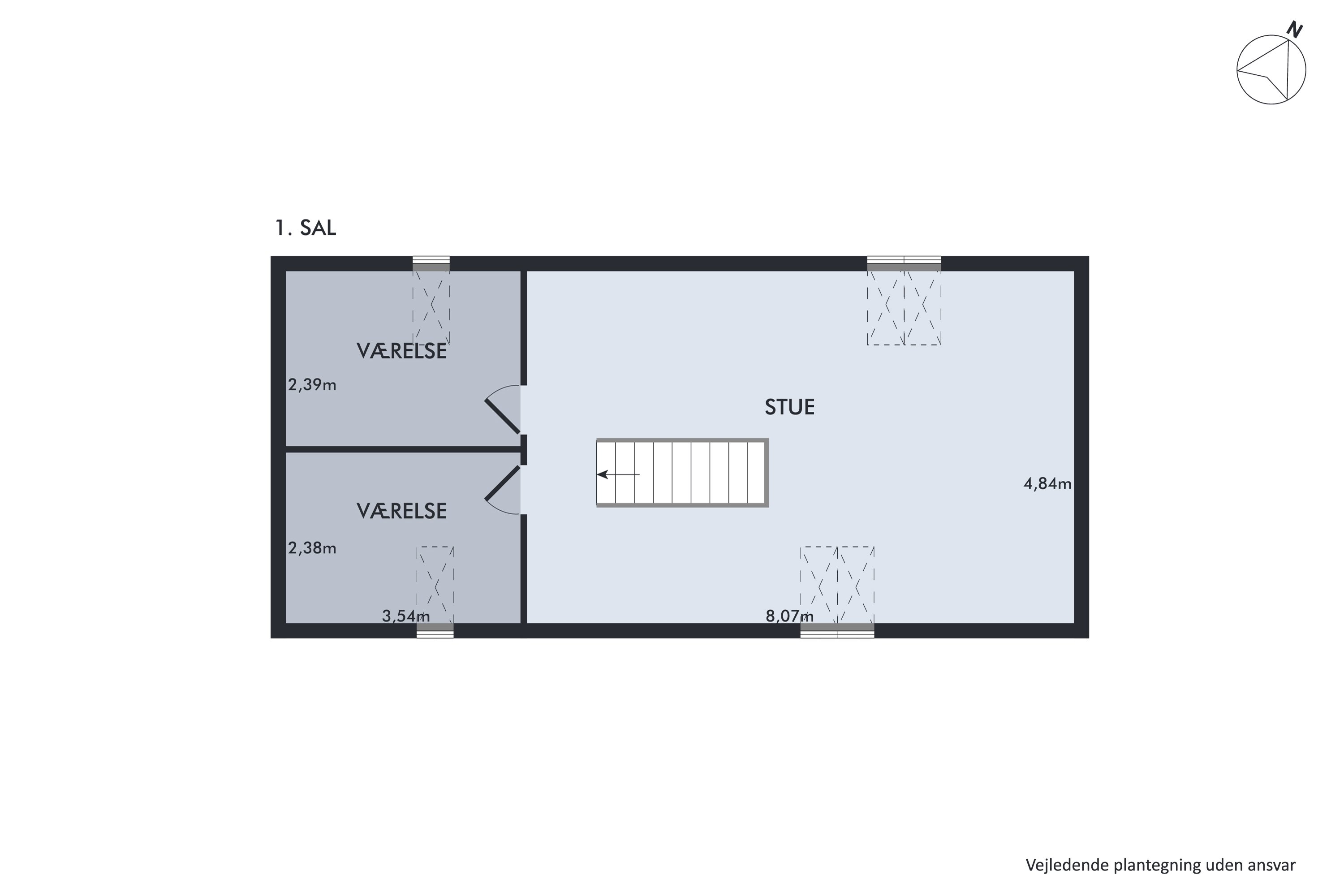 Plantegninger billede af Haldrupvej 14A, Søvind, 8700 Horsens