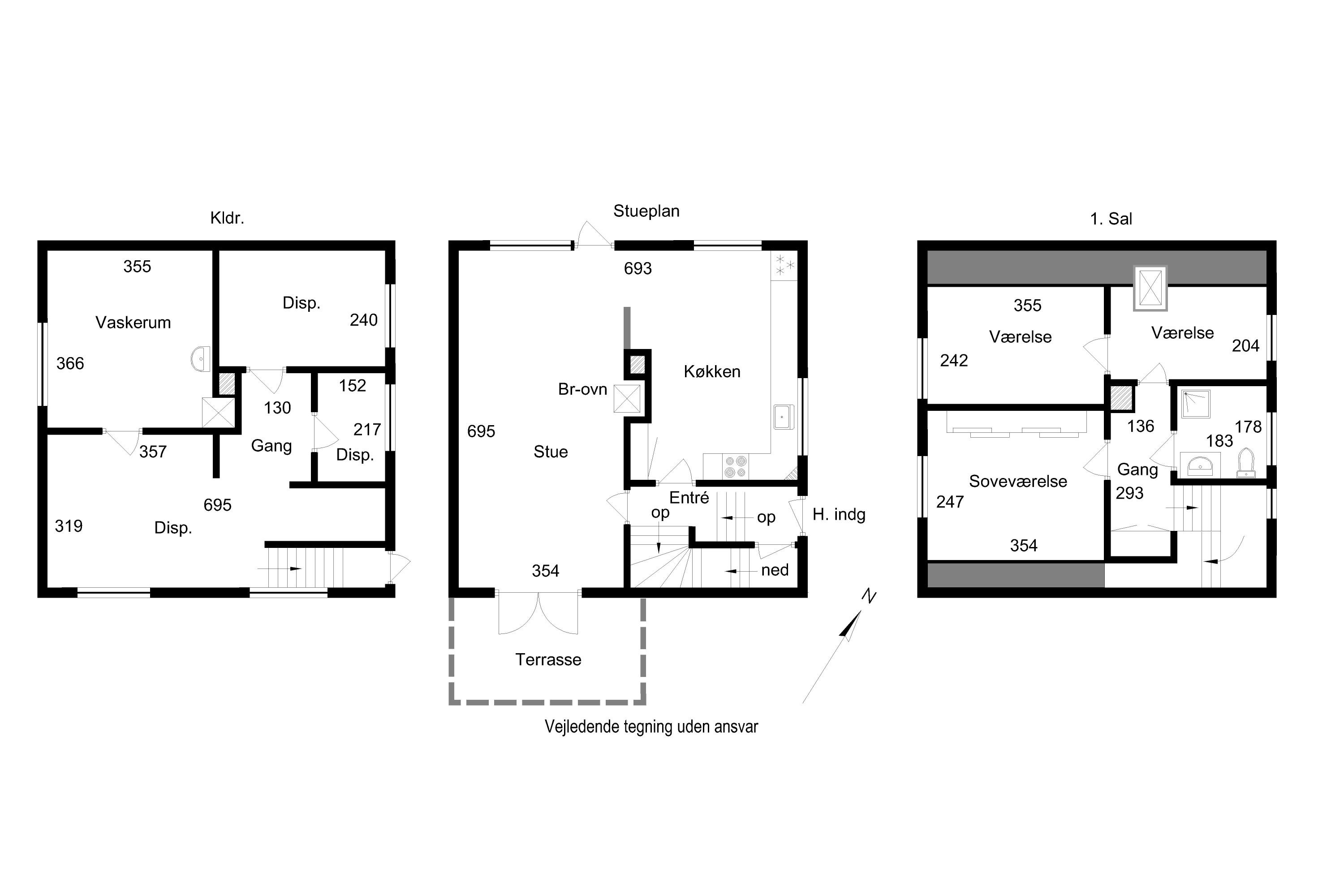 Plantegninger billede af Egevej 11, 5500 Middelfart
