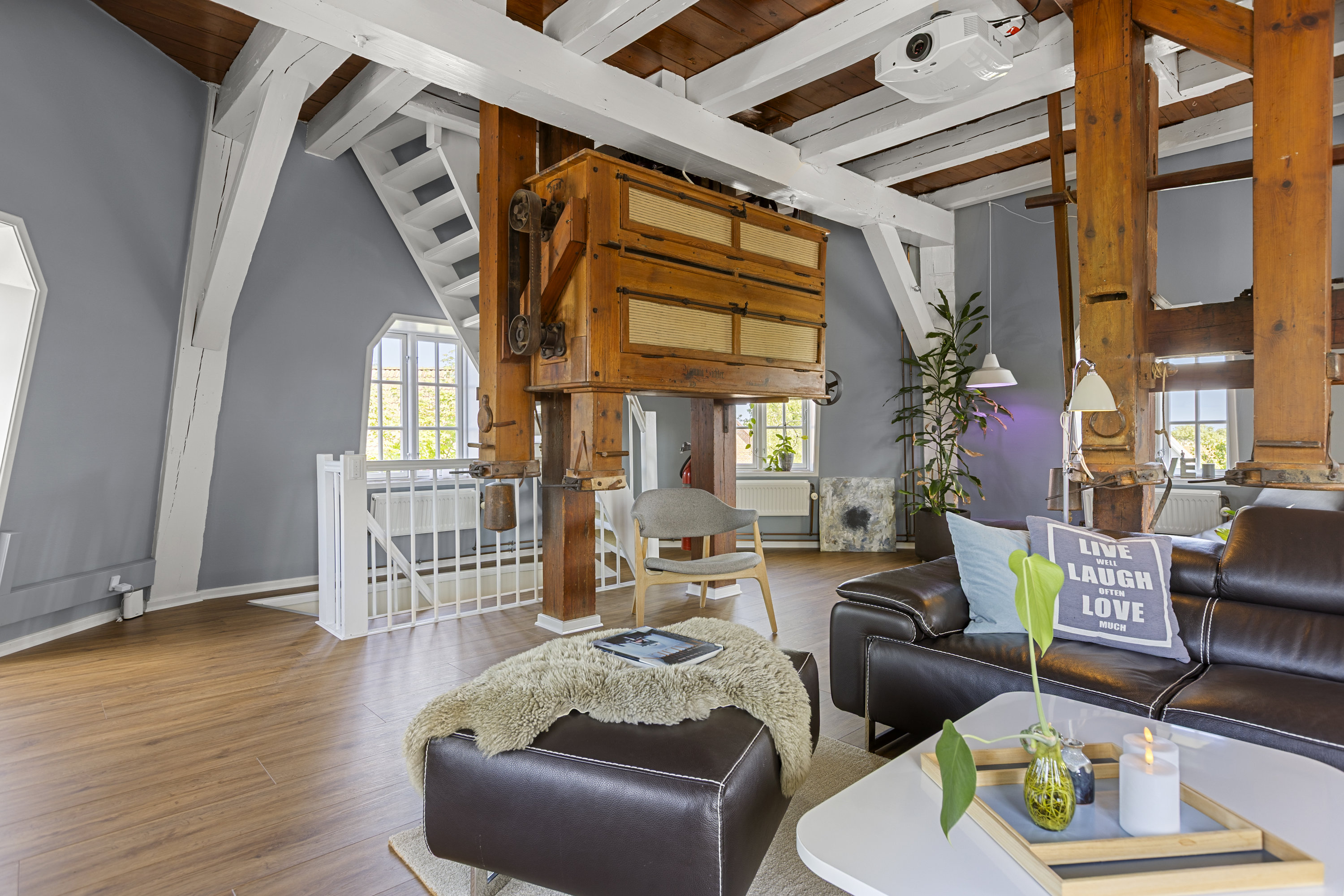 Fremhævet stue billede i fuldskærmstilstand. Billede af Møllebakken 39, 4200 Slagelse