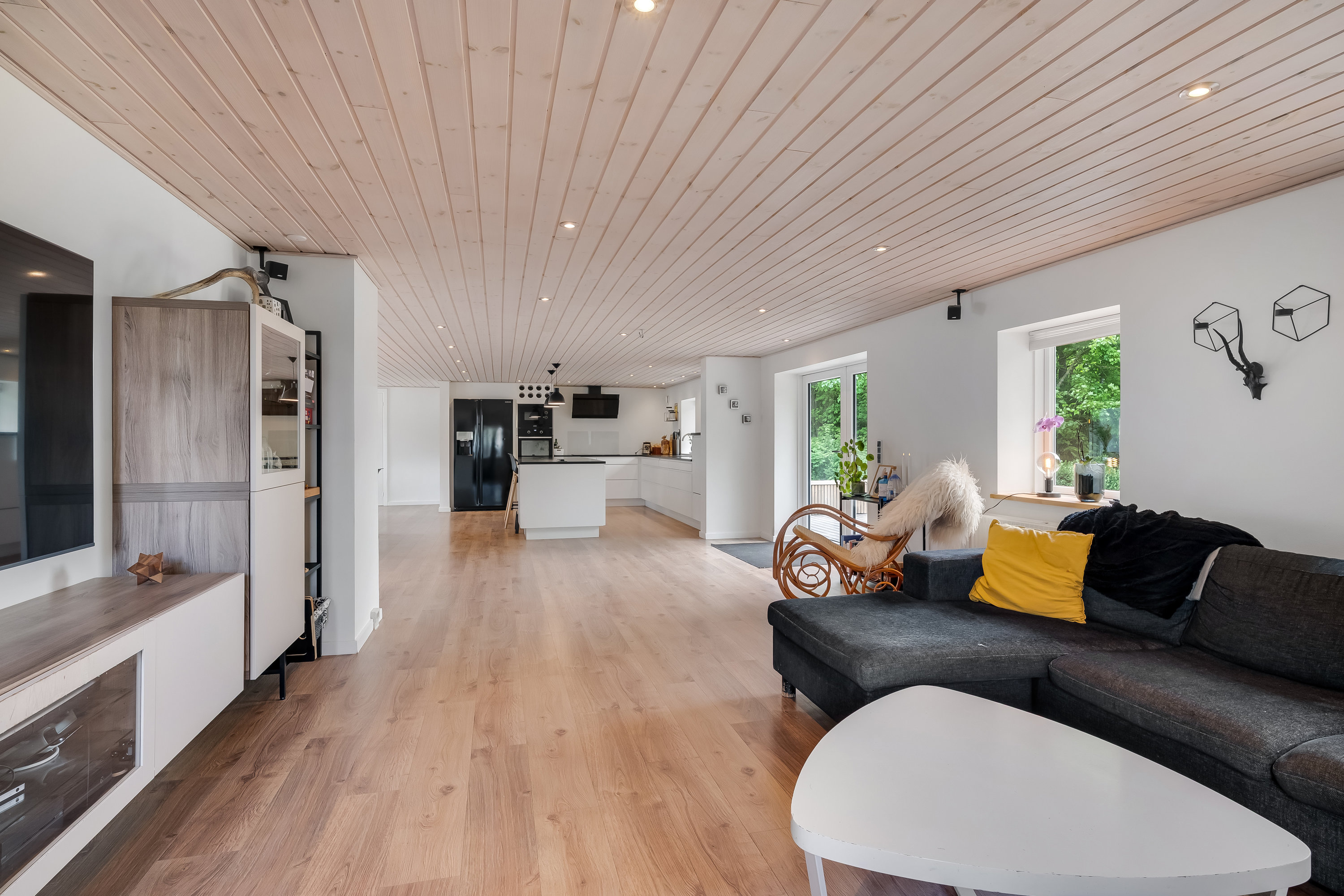 Fremhævet stue billede i fuldskærmstilstand. Billede af Kalsgårdvej 13, Mejrup, 7500 Holstebro