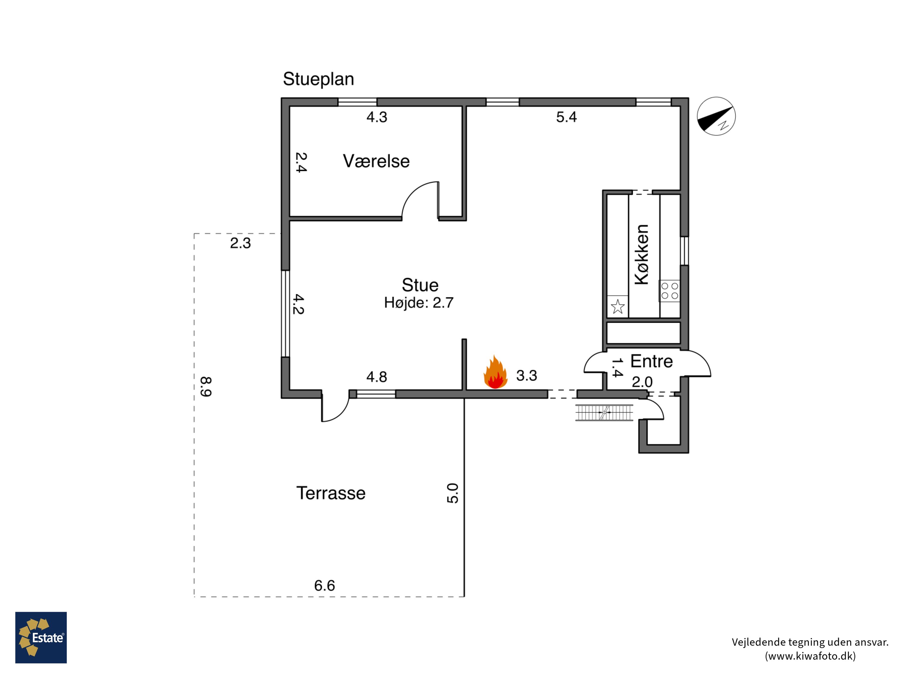 Plantegninger billede af Mosevænget 4, 4900 Nakskov