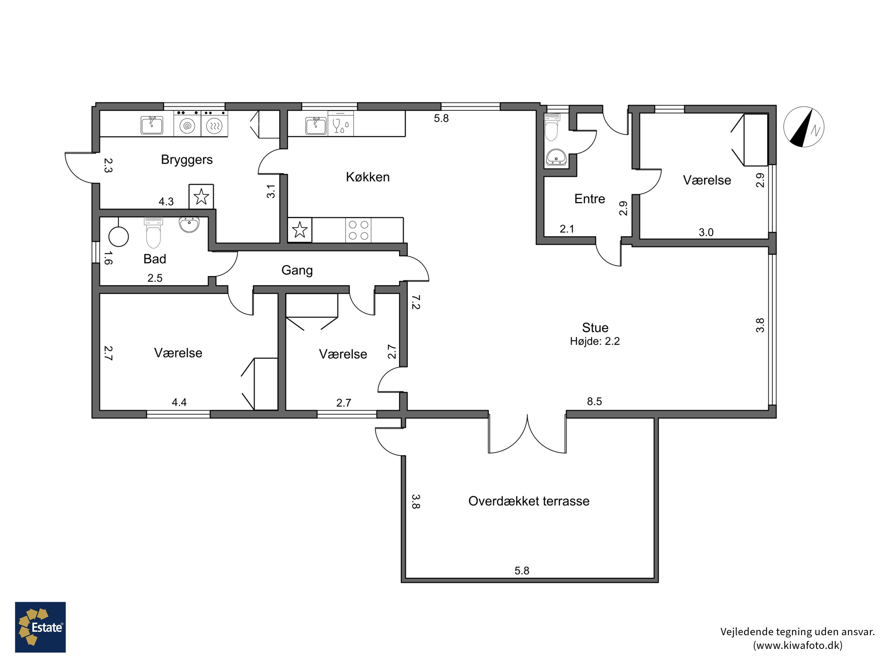 Plantegninger billede af Eiglersvej 35, 4900 Nakskov